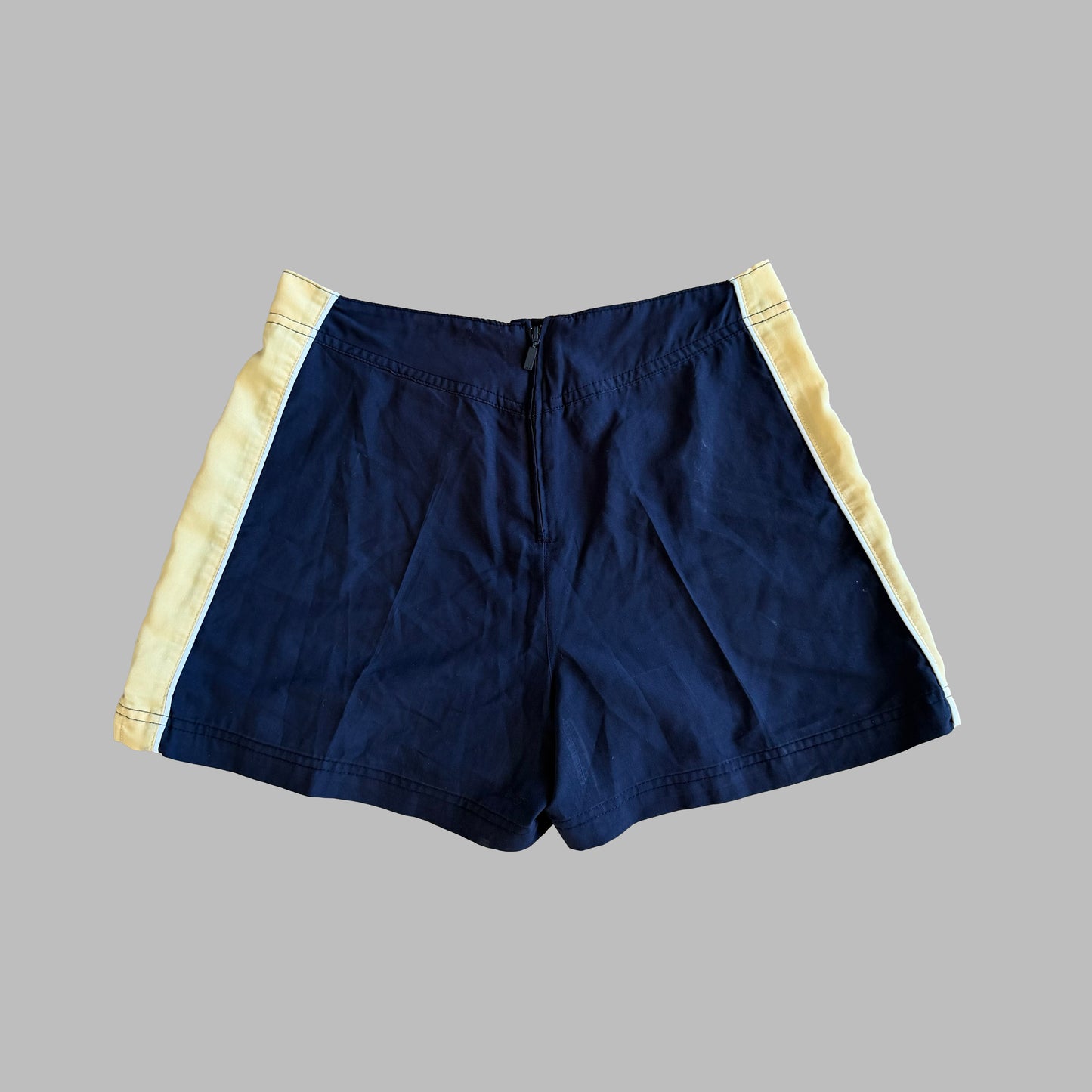 Y2K Adidas Panelled Activewear Mini Shorts - S