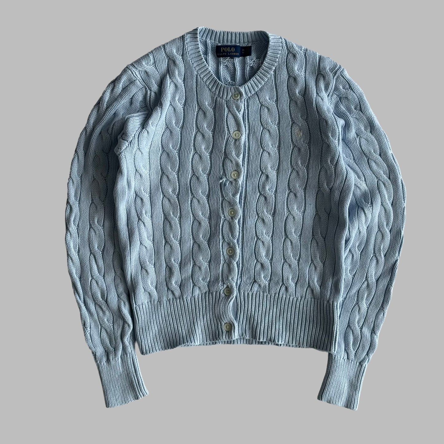 Polo Ralph Lauren Heavyweight Cable Knit Cardigan - L