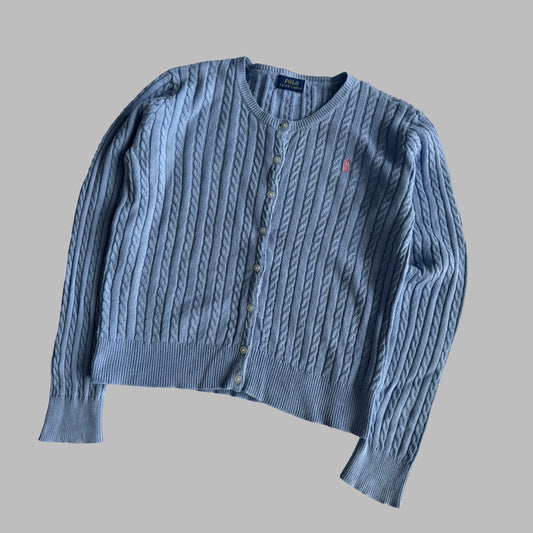 Ralph Lauren Cable Knit Cardigan - Large