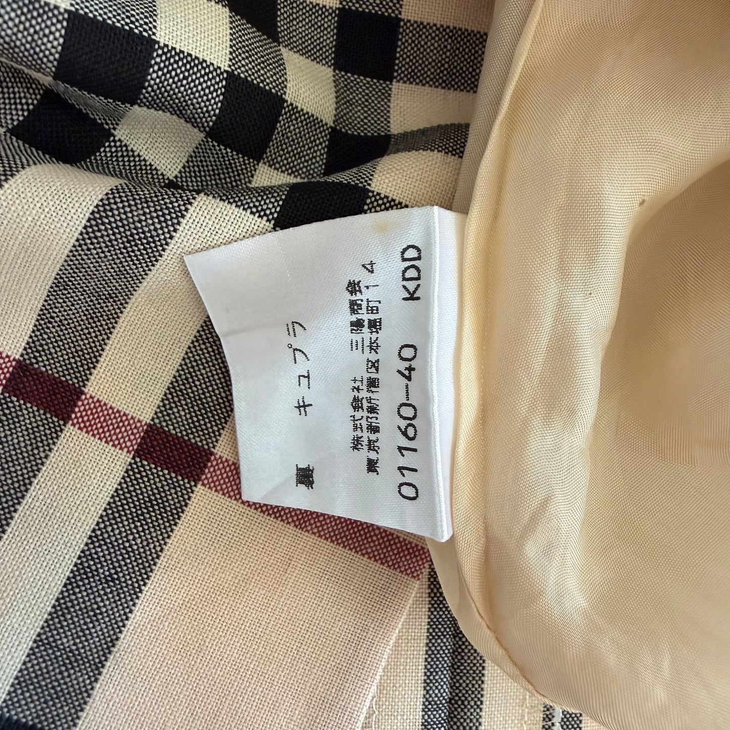 Y2K Burberry Nova Check Pleated Midi Skirt - 27"