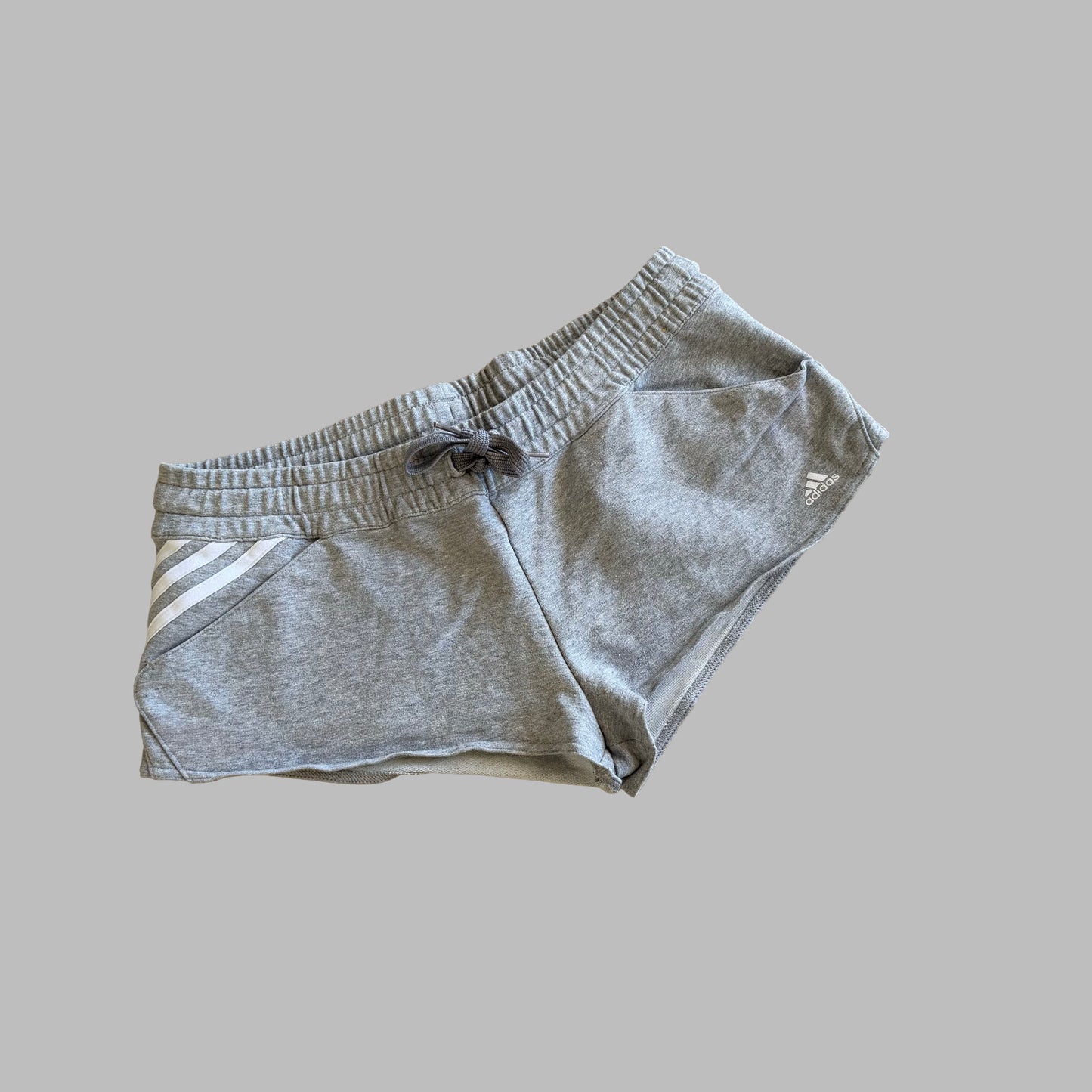 Y2K Adidas Three Stripe Micro Shorts - S
