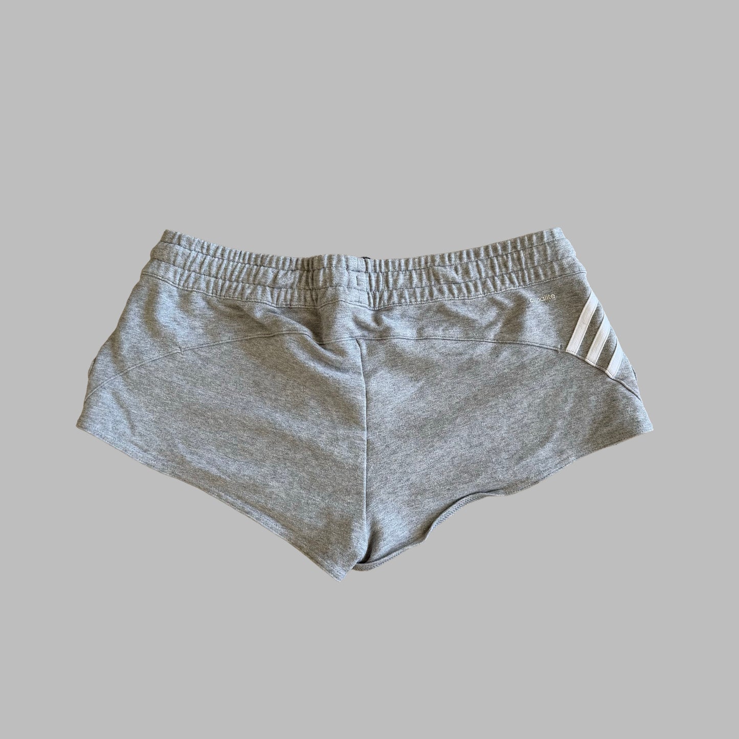 Y2K Adidas Three Stripe Micro Shorts - S