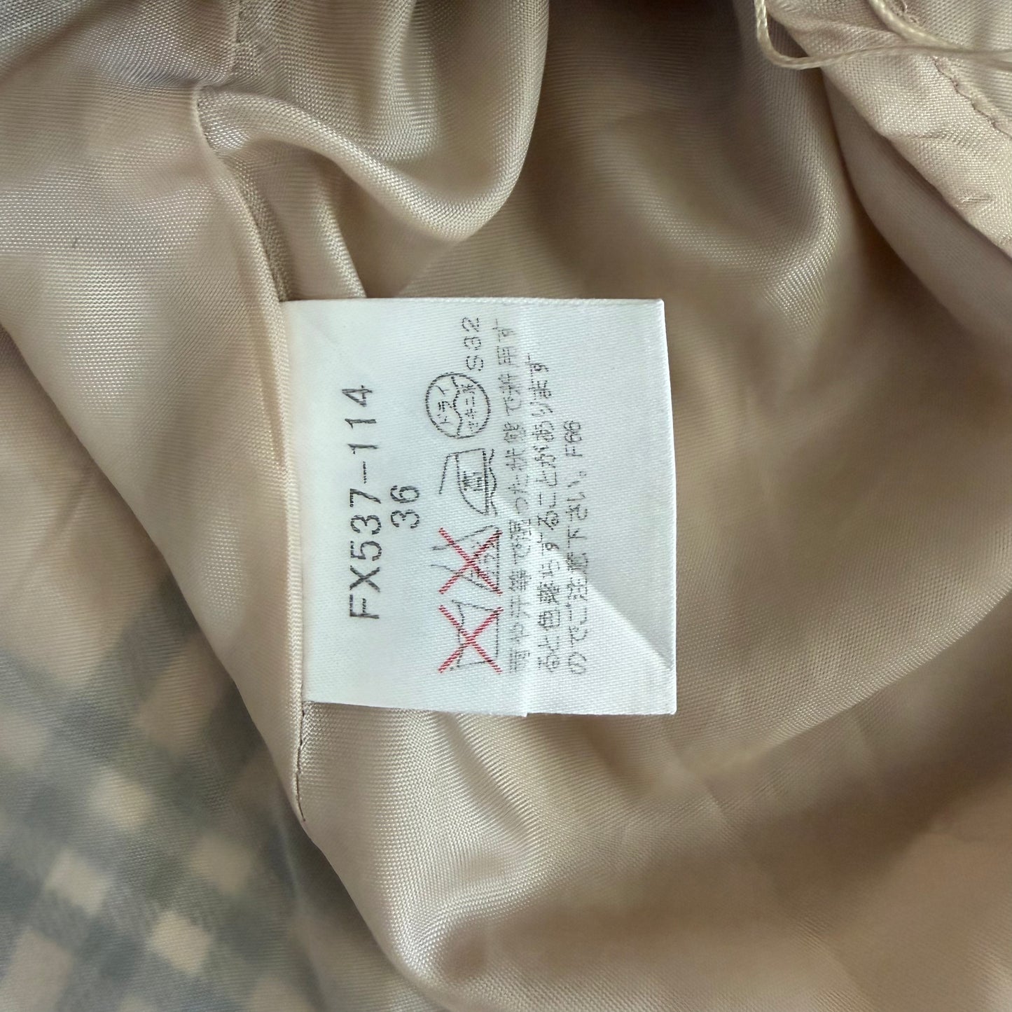 Y2K Burberry Blue Label Flared Skirt - 28"