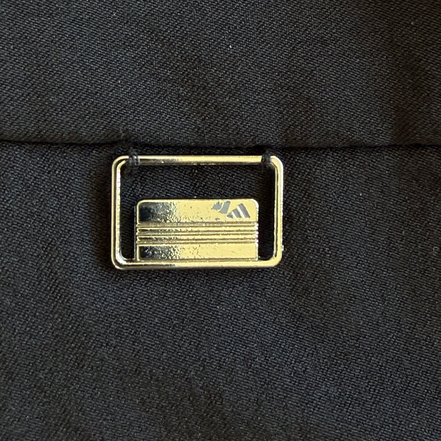 Y2K Adidas Three Stripe Mini Shorts - S