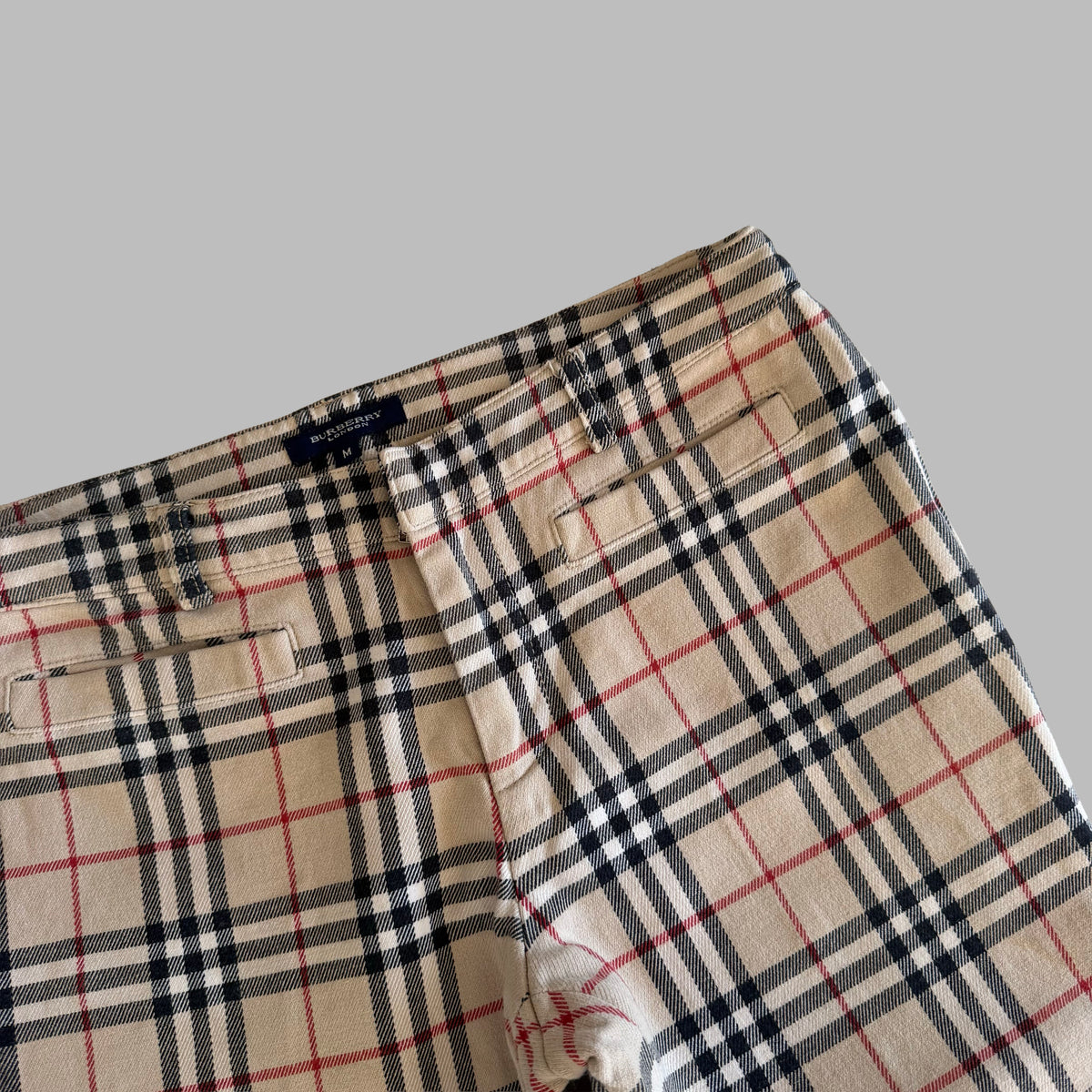 Y2K Burberry Nova Check Capris - 30"