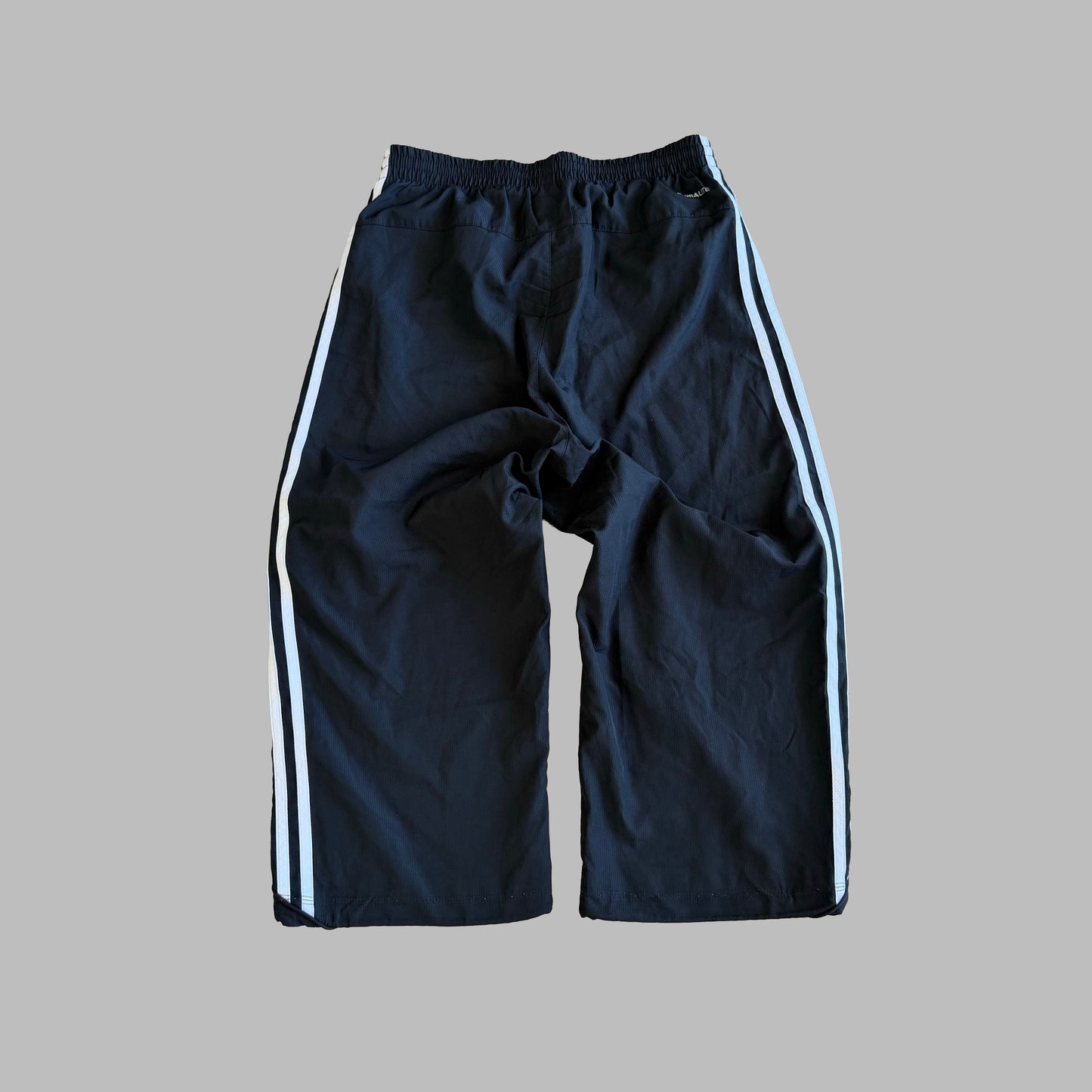 Y2K Adidas Three Stripe Track Capris - S