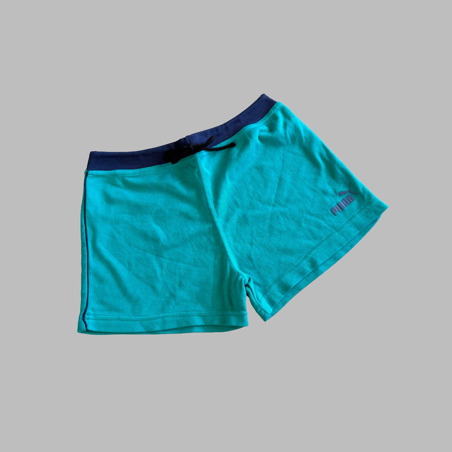 Y2K Puma Striped Micro Shorts - S