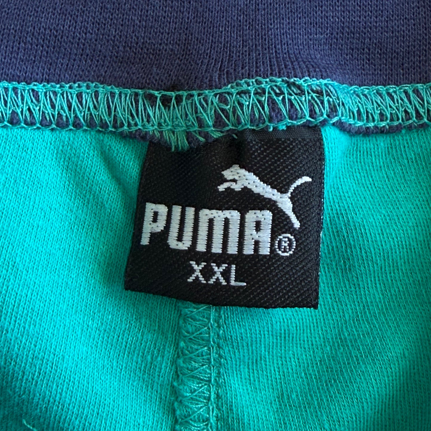 Y2K Puma Striped Micro Shorts - S