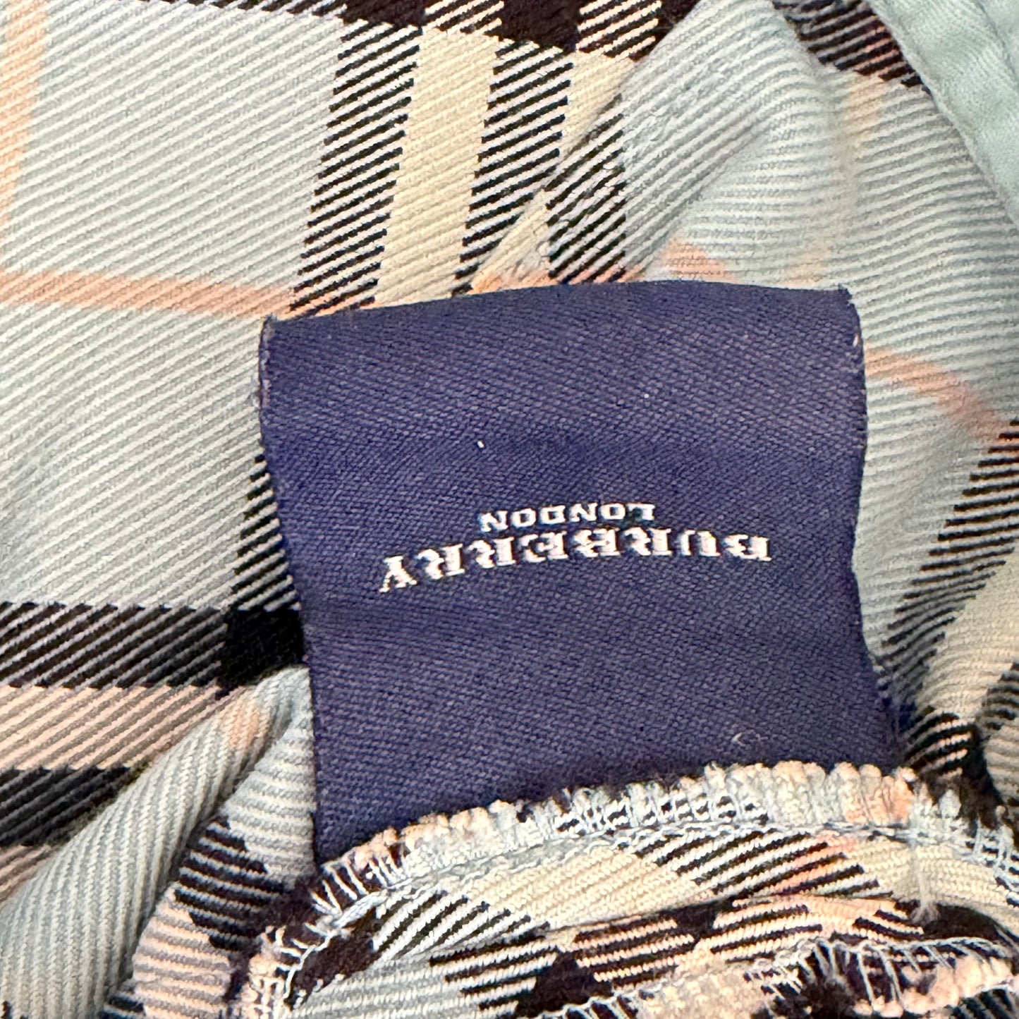Y2K Burberry Midi Wrap Skirt - 27"