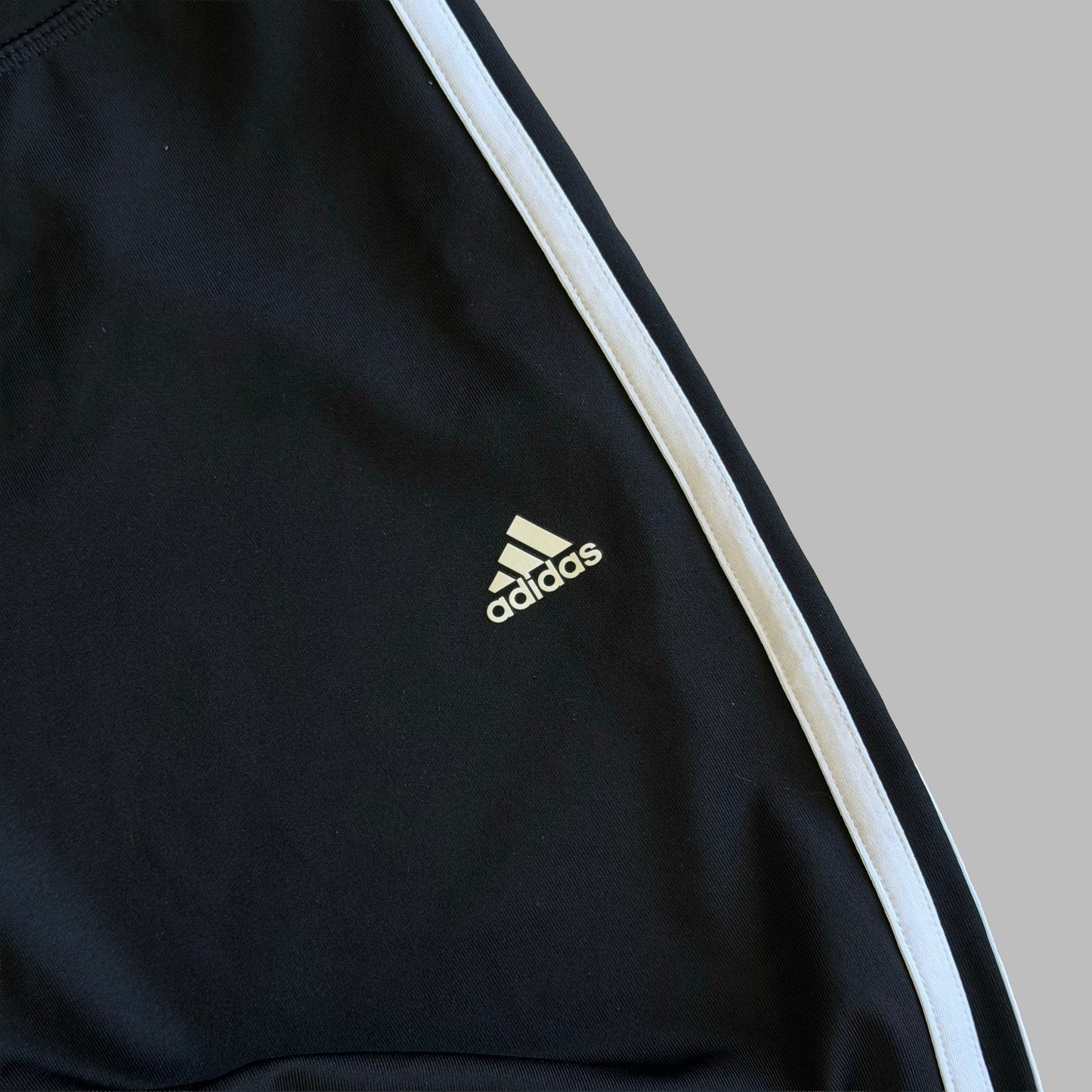 Y2K Adidas Three Stripe Activewear Capris - S