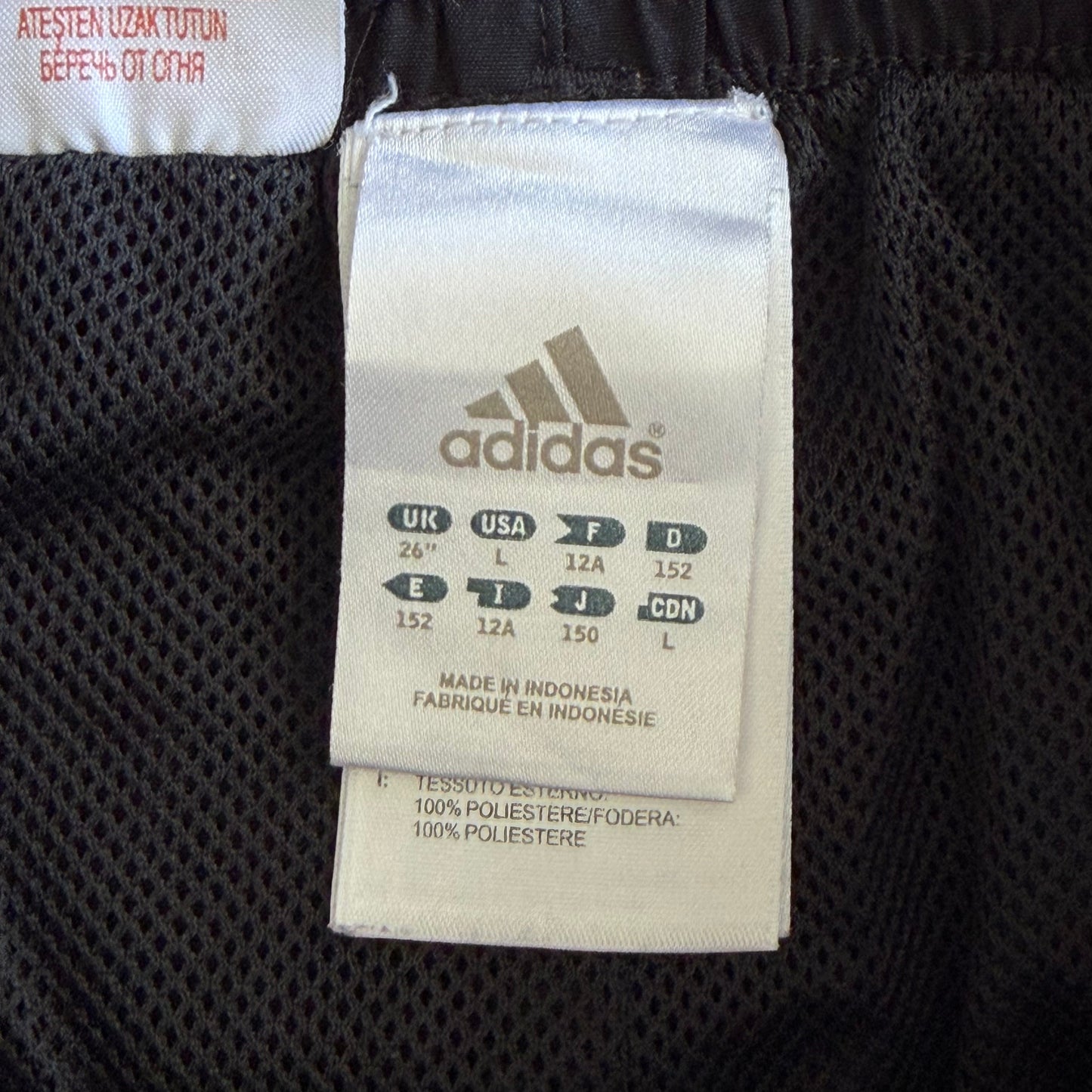 Y2K Adidas Three Stripe Track Capris - XS
