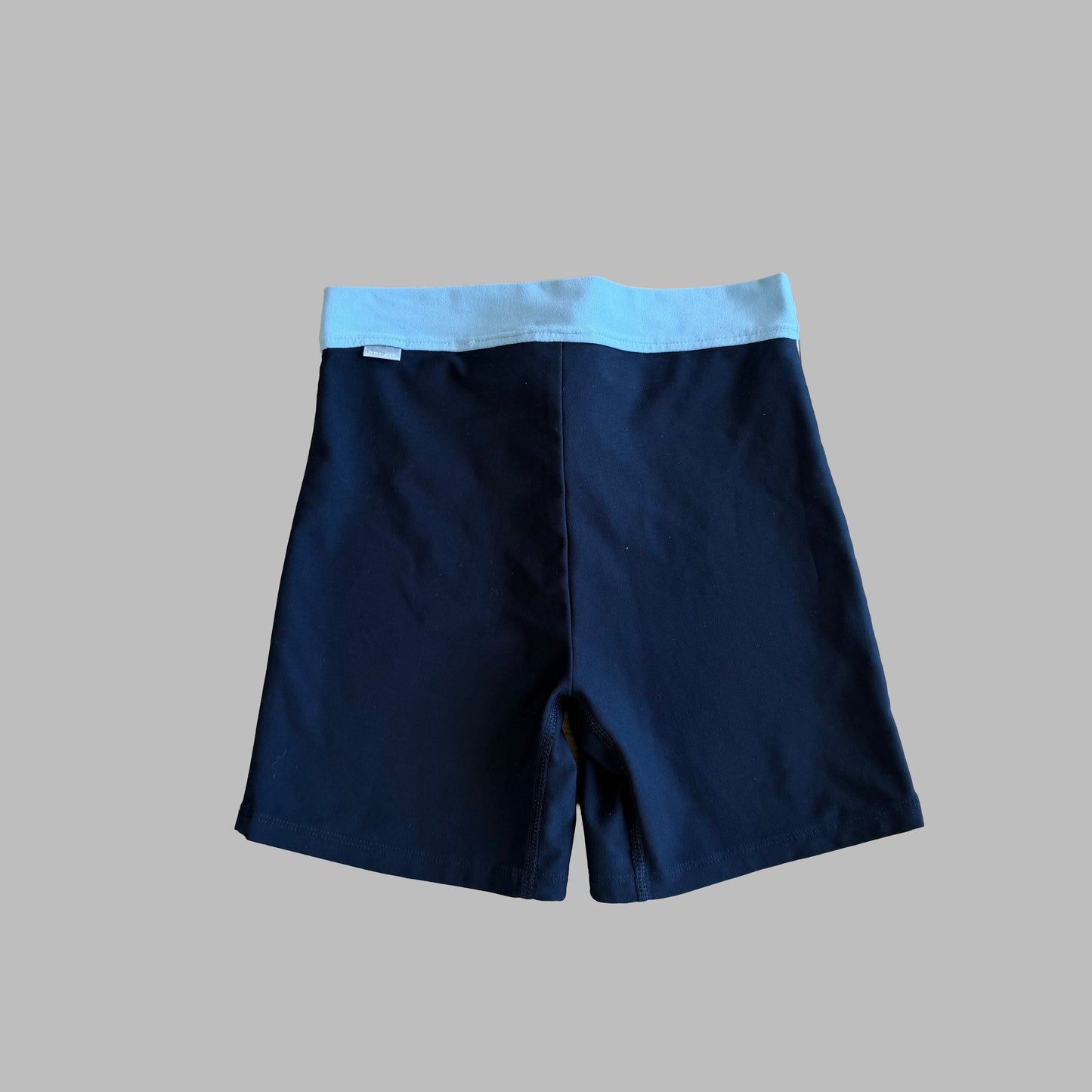 Y2K Nike Swoosh Panelled Activewear Mini Shorts - XS