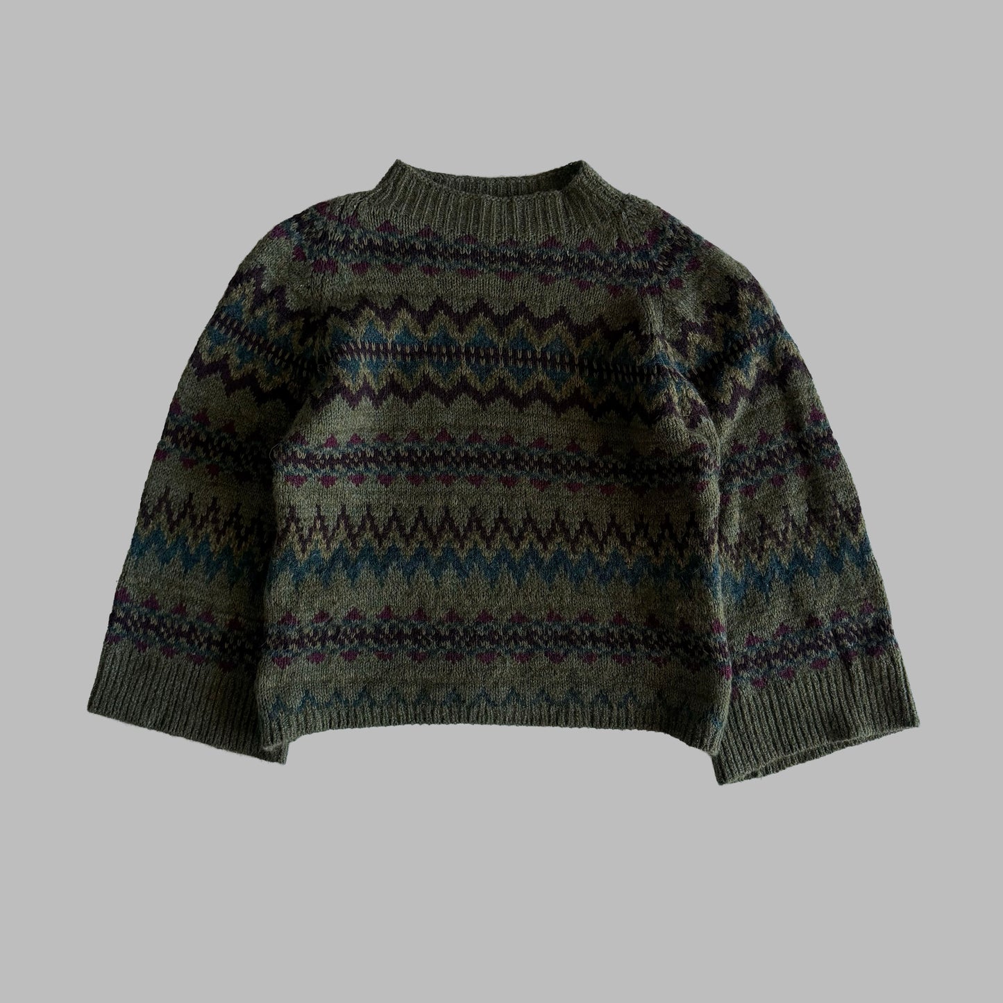Polo Ralph Lauren Patterned Heavy Knit Sweater - M