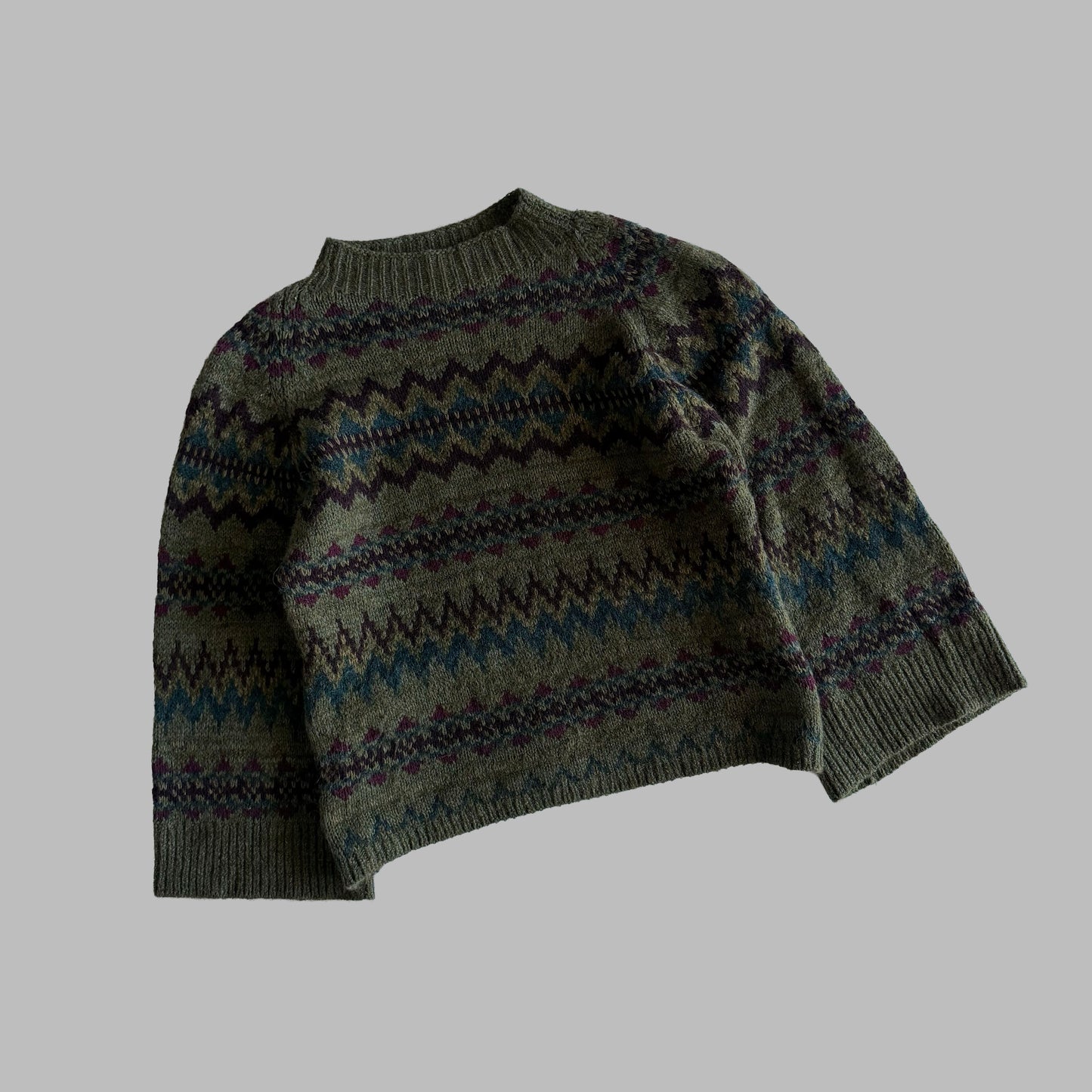 Polo Ralph Lauren Patterned Heavy Knit Sweater - M