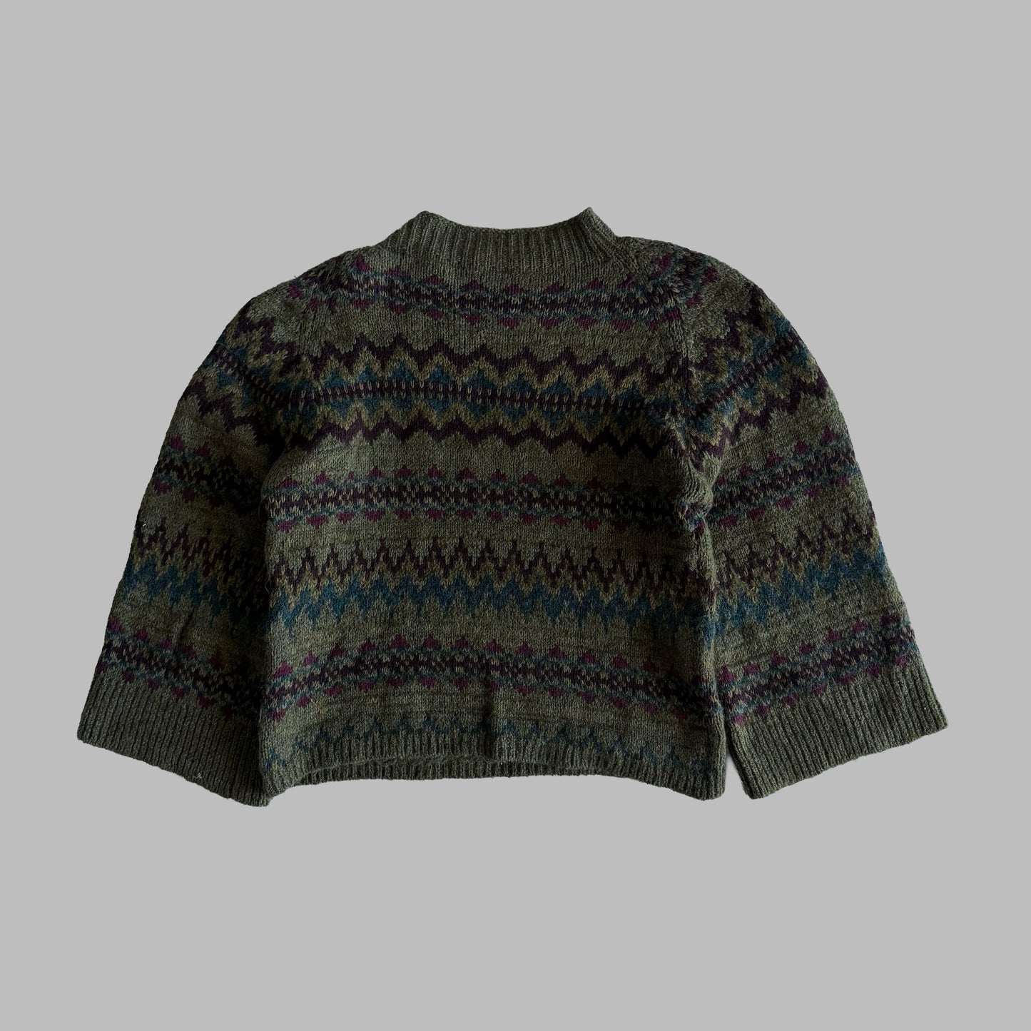 Polo Ralph Lauren Patterned Heavy Knit Sweater - M