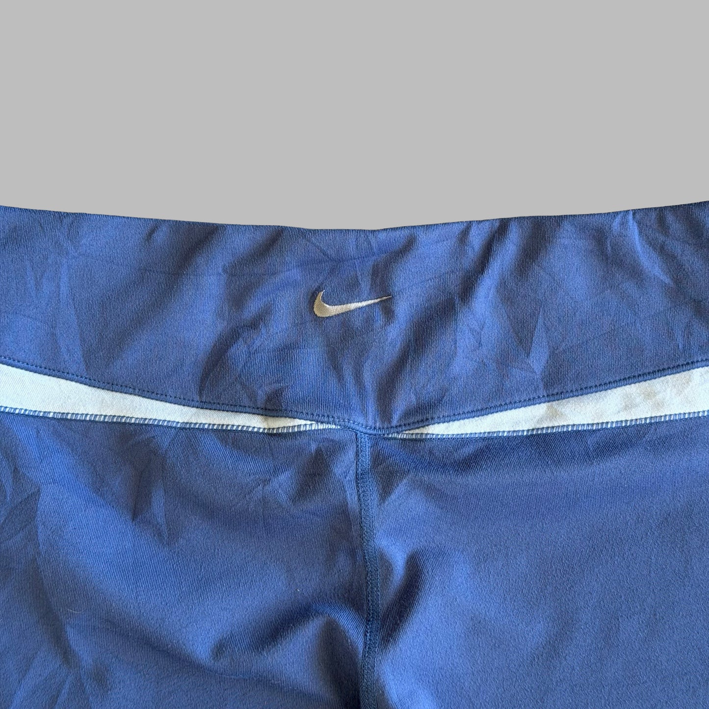 Y2K Nike Striped Wide Leg Activewear Capris - M