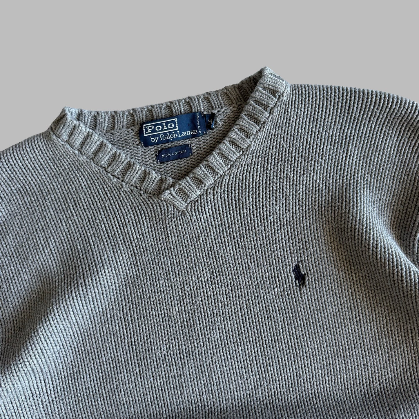 90s Polo Ralph Lauren Heavy Knit - M
