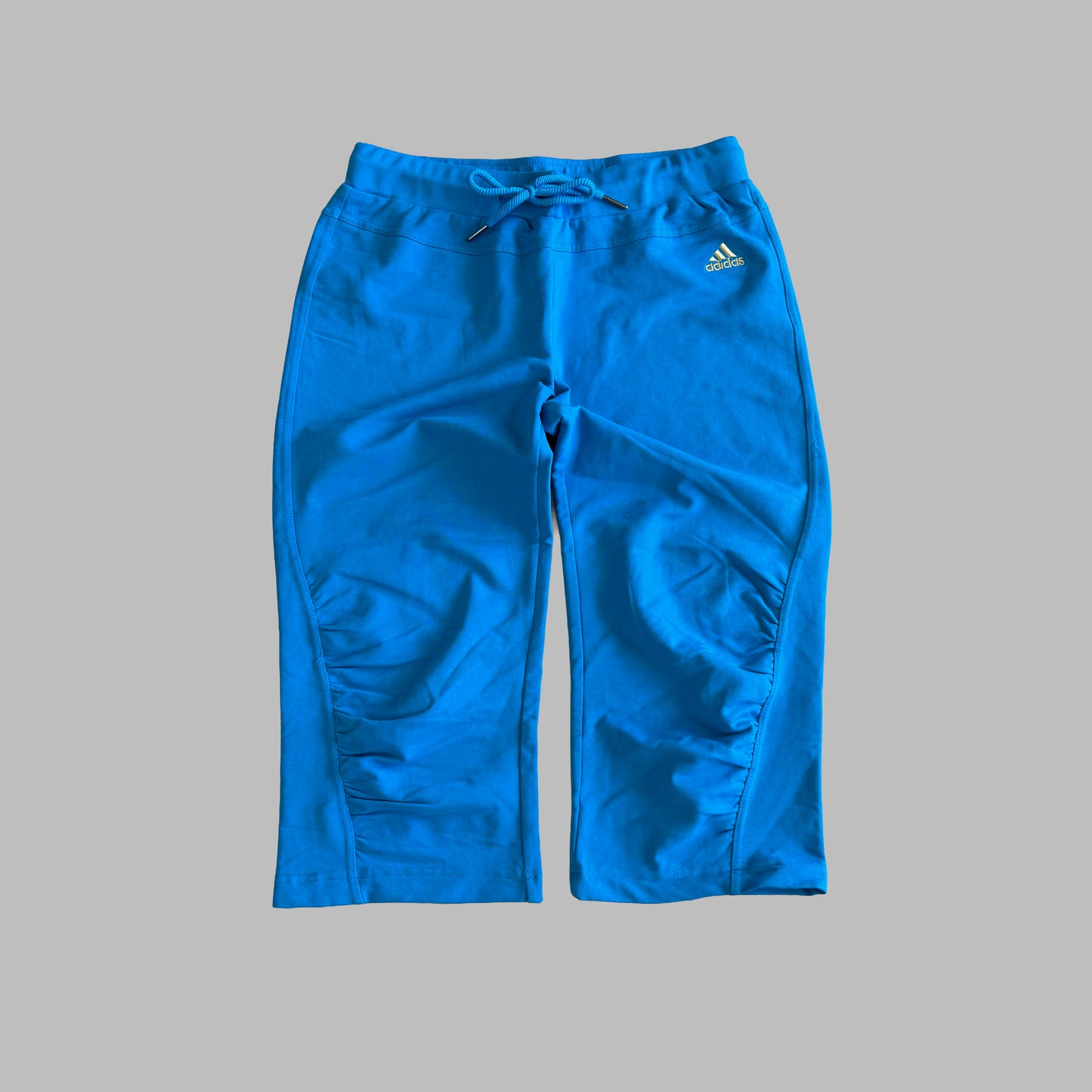 Y2K Adidas Minimal Ruched Capris - S