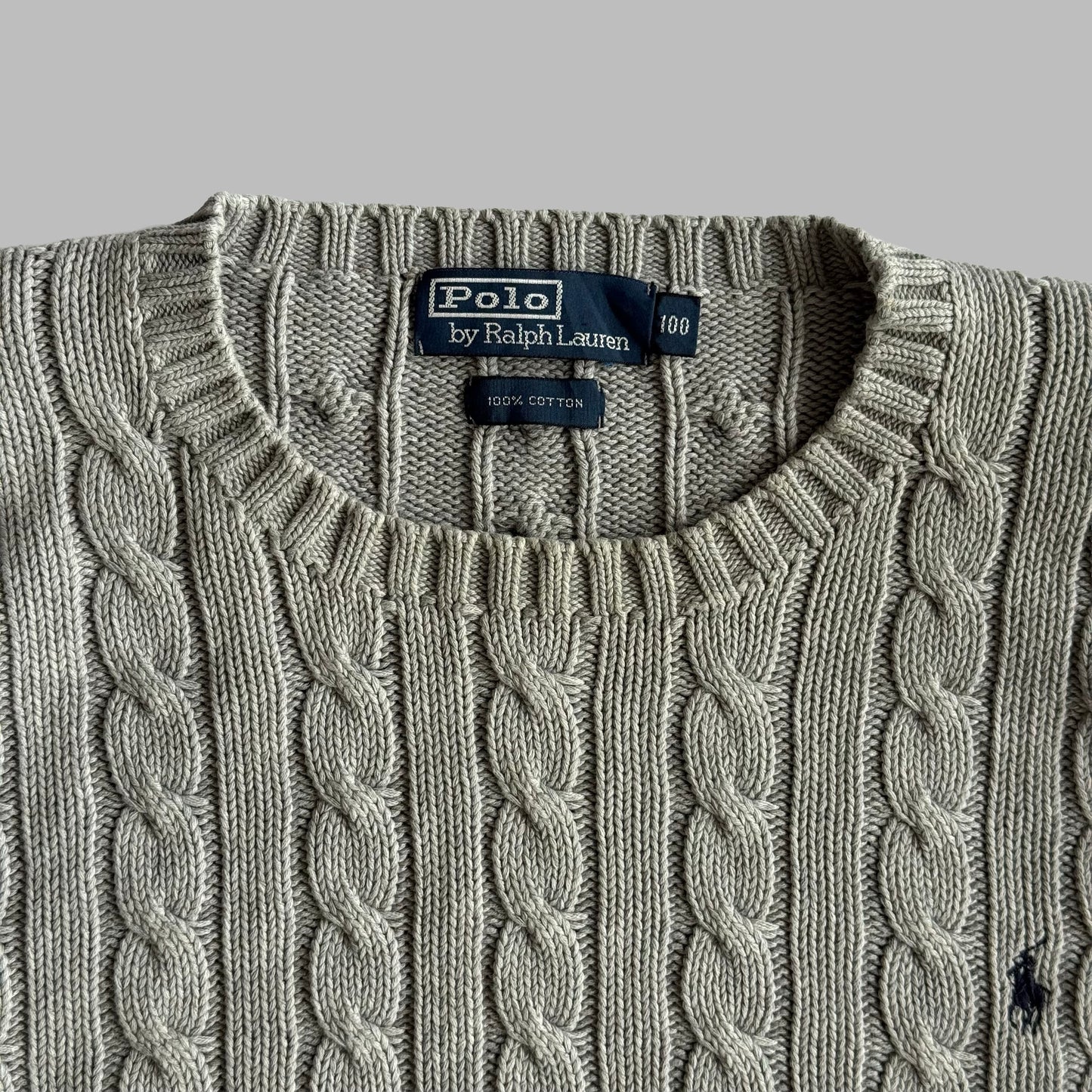 Ralph Lauren Cable Knit - Large