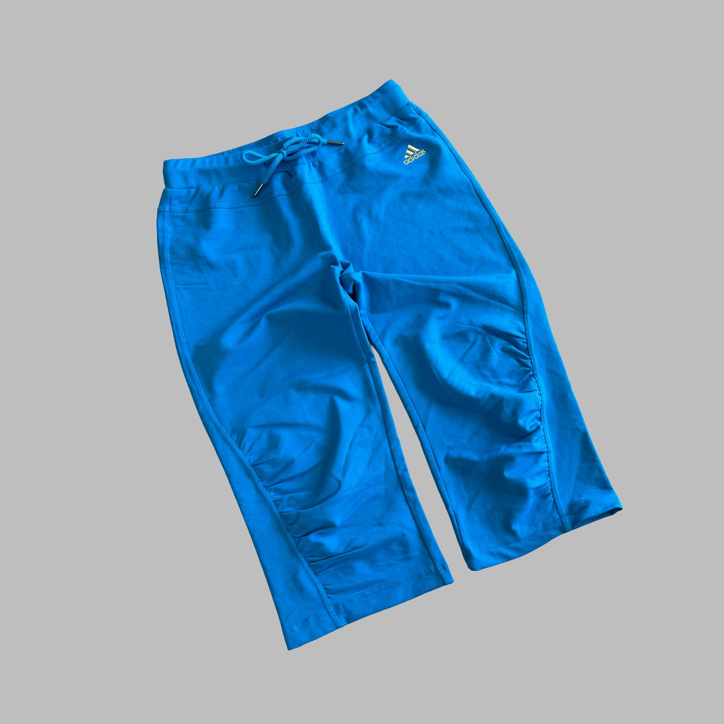Y2K Adidas Minimal Ruched Capris - S
