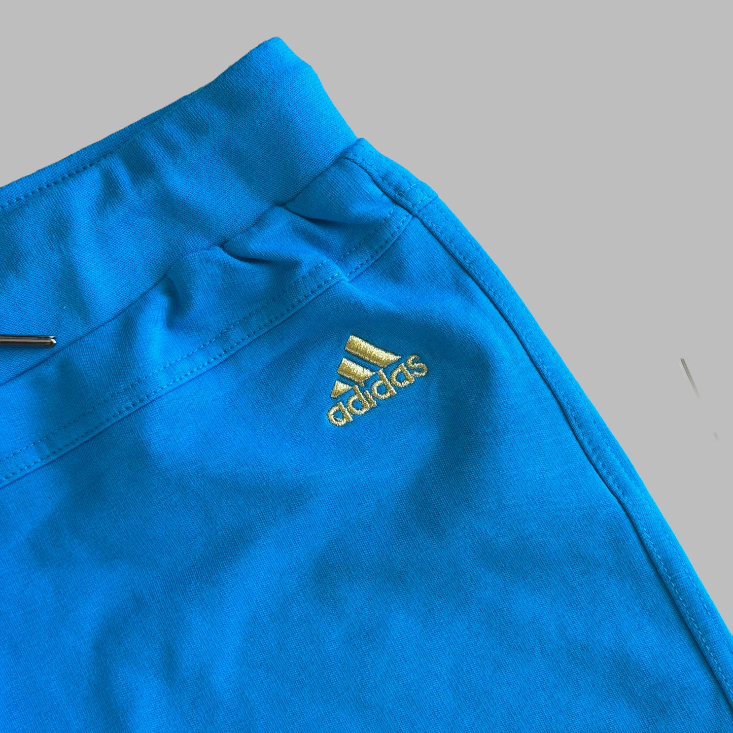 Y2K Adidas Minimal Ruched Capris - S