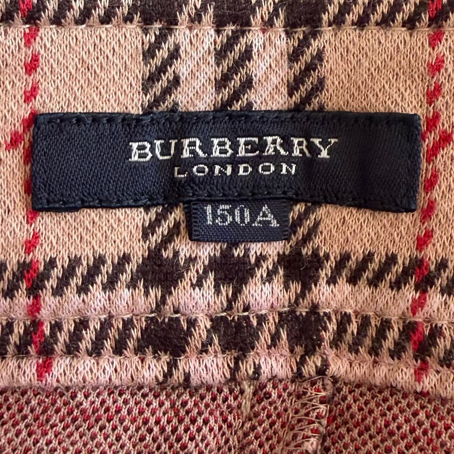 Y2K Burberry Checkered Pleated Mini Skort - 26"