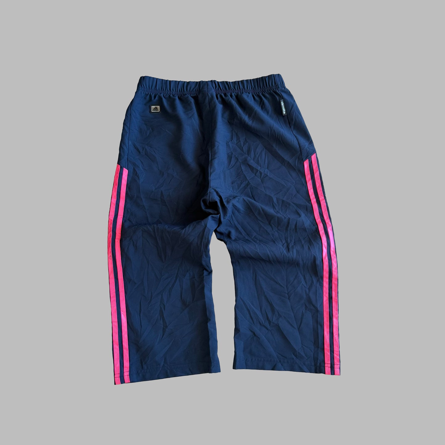 Y2K Adidas Three Stripe Capris - S