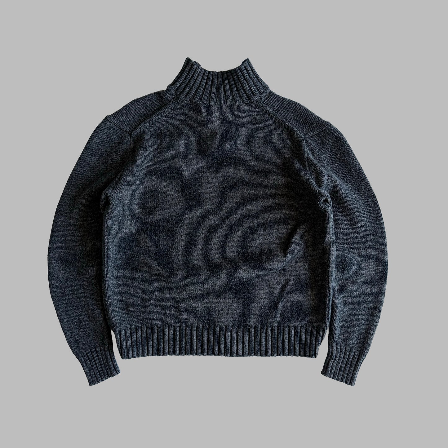 90s Polo Ralph Lauren Heavyweight Henley Knit - M