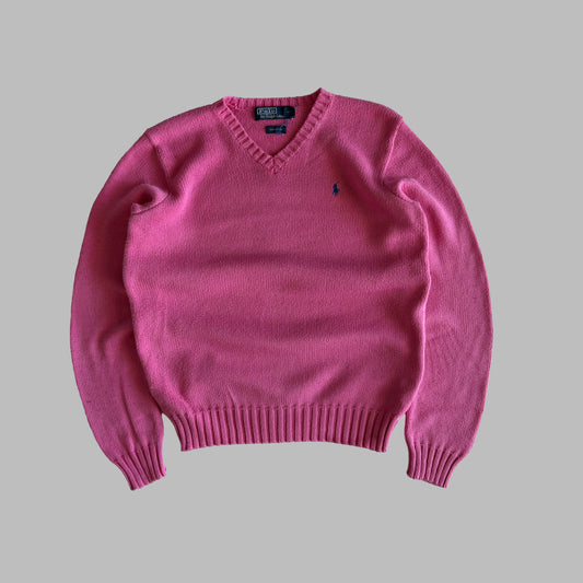 90s Polo Ralph Lauren Heavy Knit Sweater - S