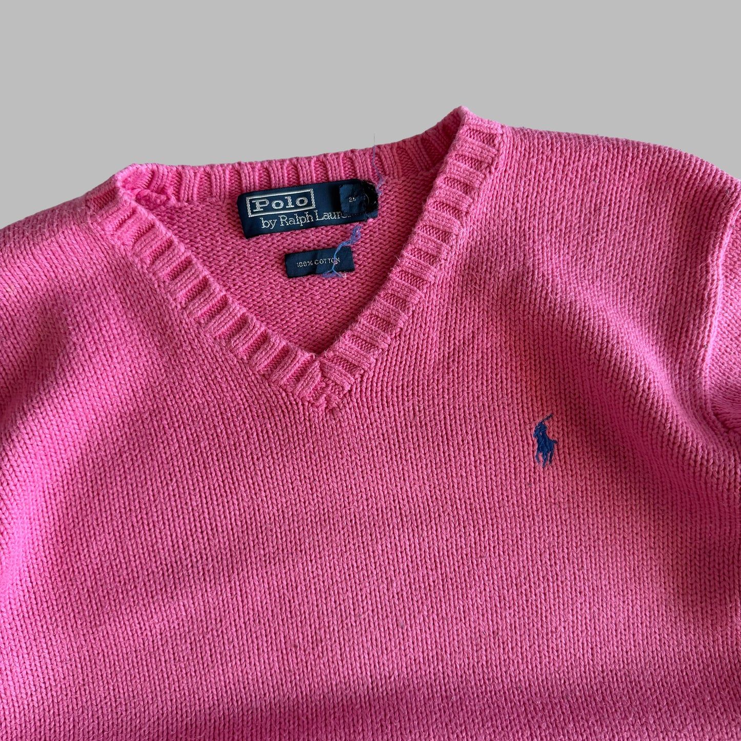 90s Polo Ralph Lauren Heavy Knit Sweater - S