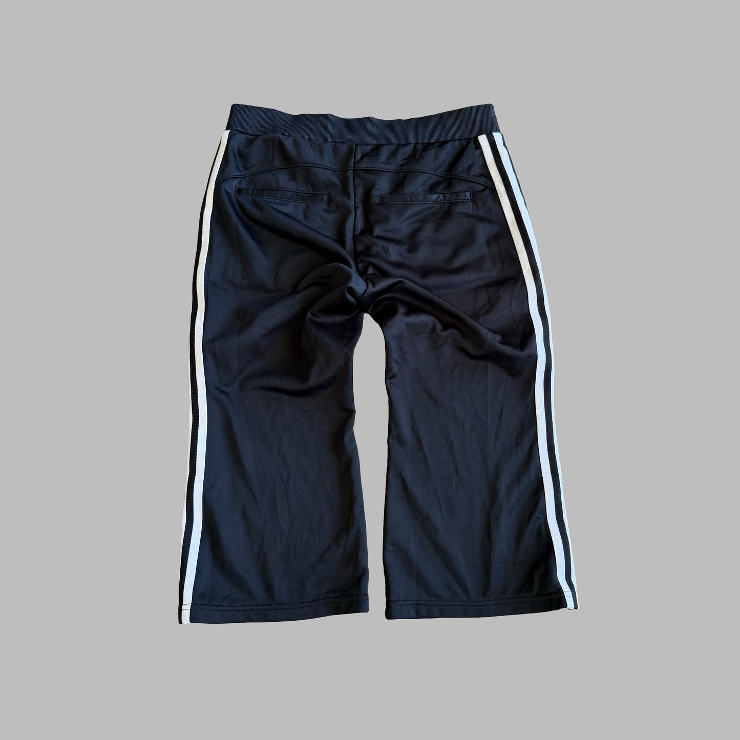Y2K Adidas Three Stripe Capris - S