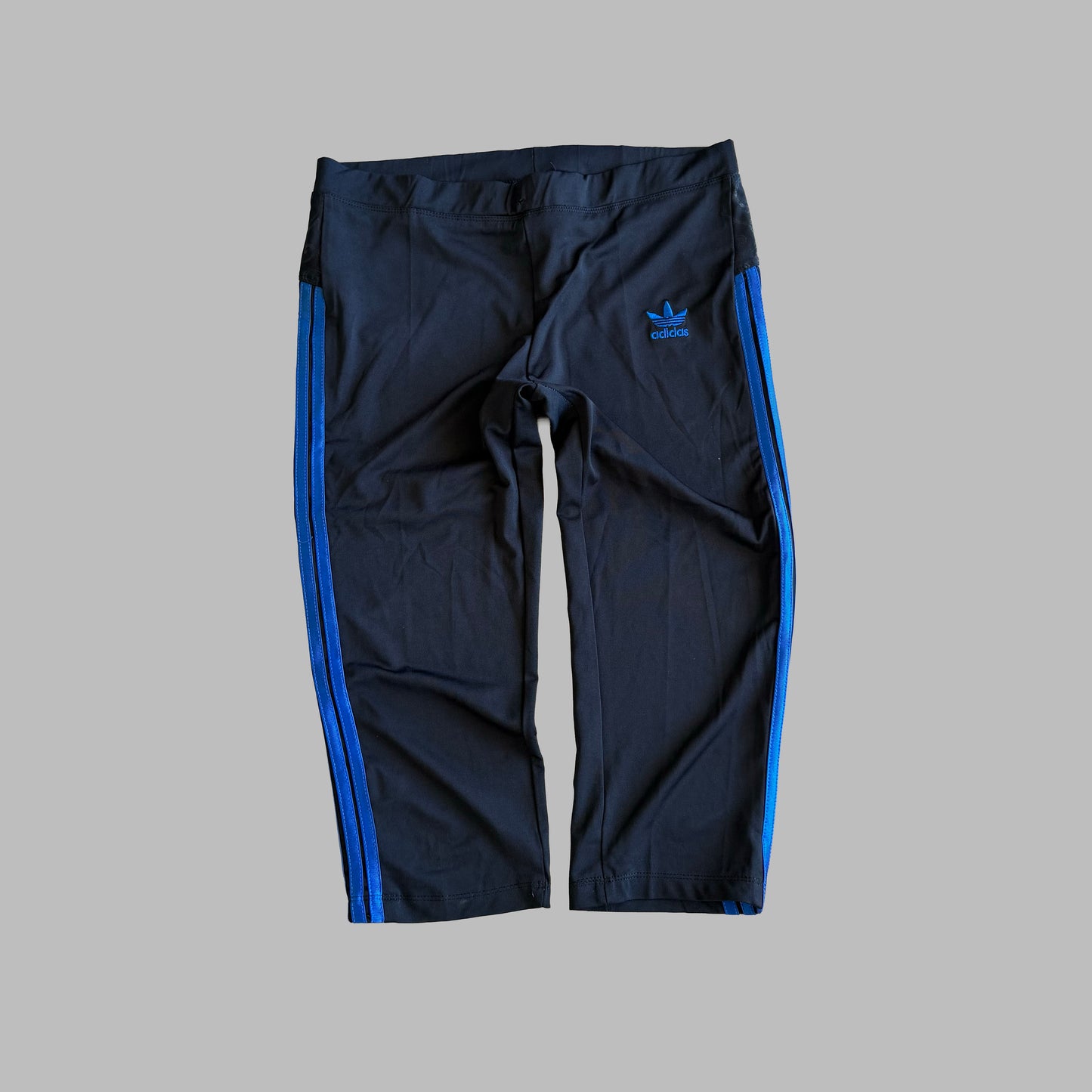 Y2K Adidas Three Stripe Capris - M