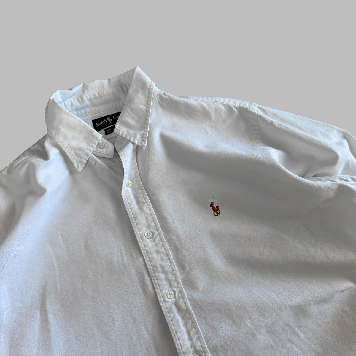 Y2K Polo Ralph Lauren Cotton Button Up Shirt - L