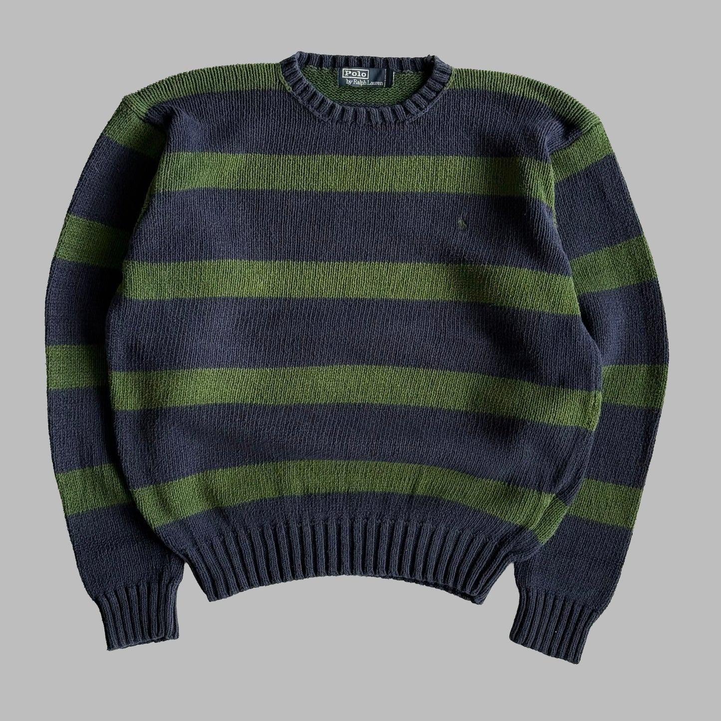 Ralph Lauren Striped Heavy Knit - Large