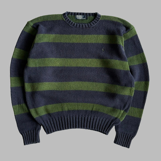 Ralph Lauren Striped Heavy Knit - Large