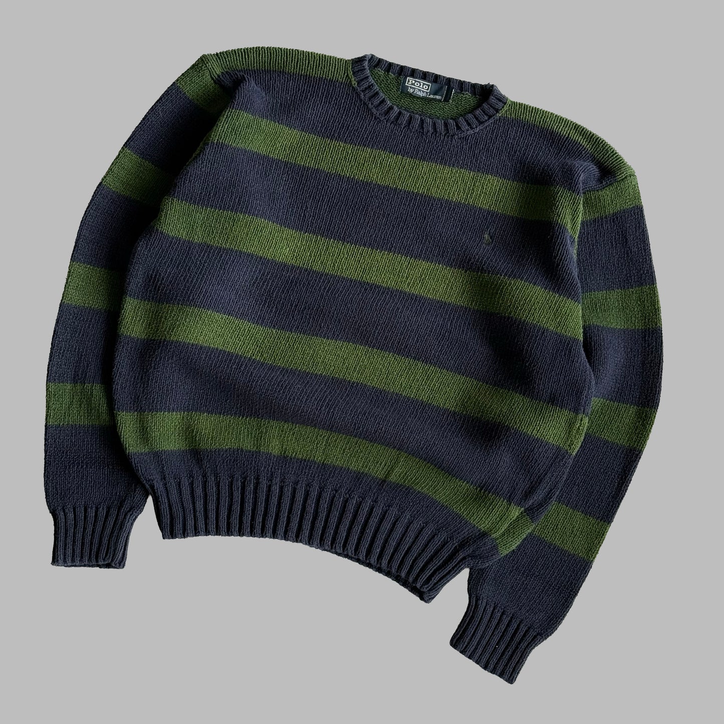 Ralph Lauren Striped Heavy Knit - Large