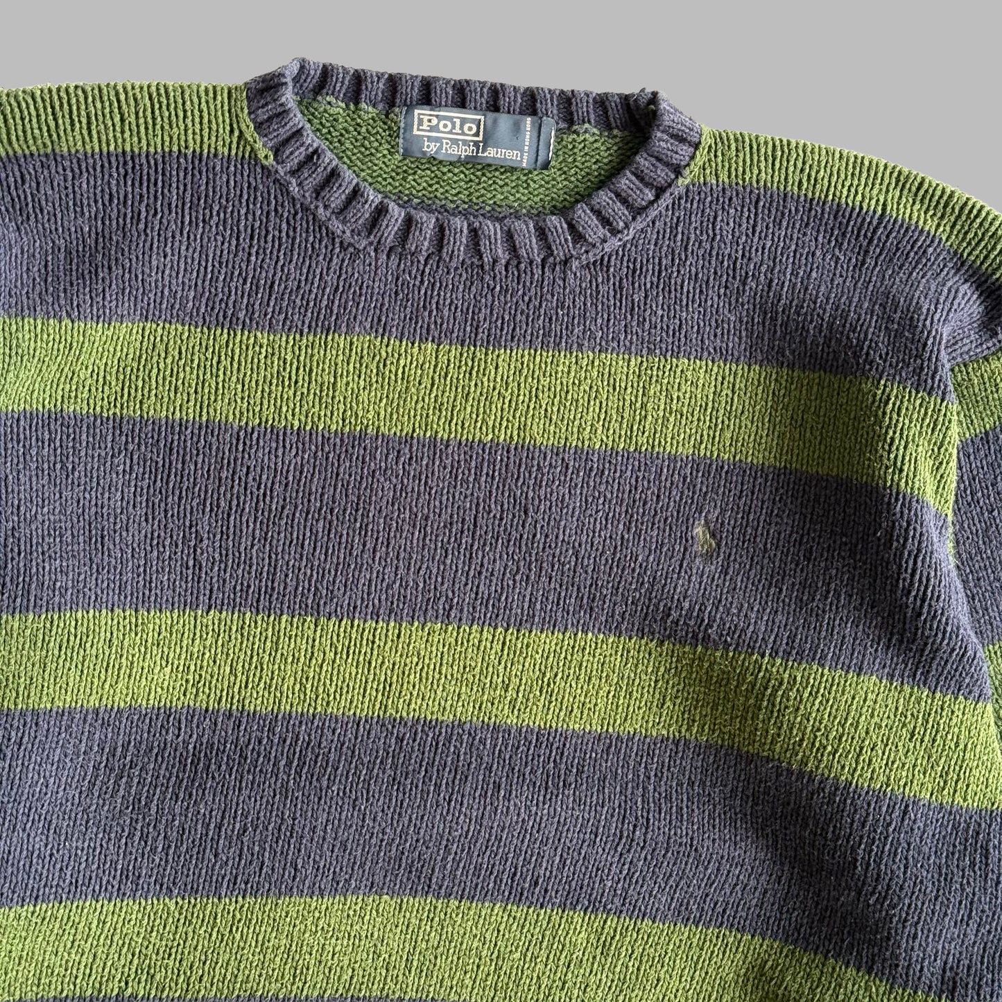 Ralph Lauren Striped Heavy Knit - Large