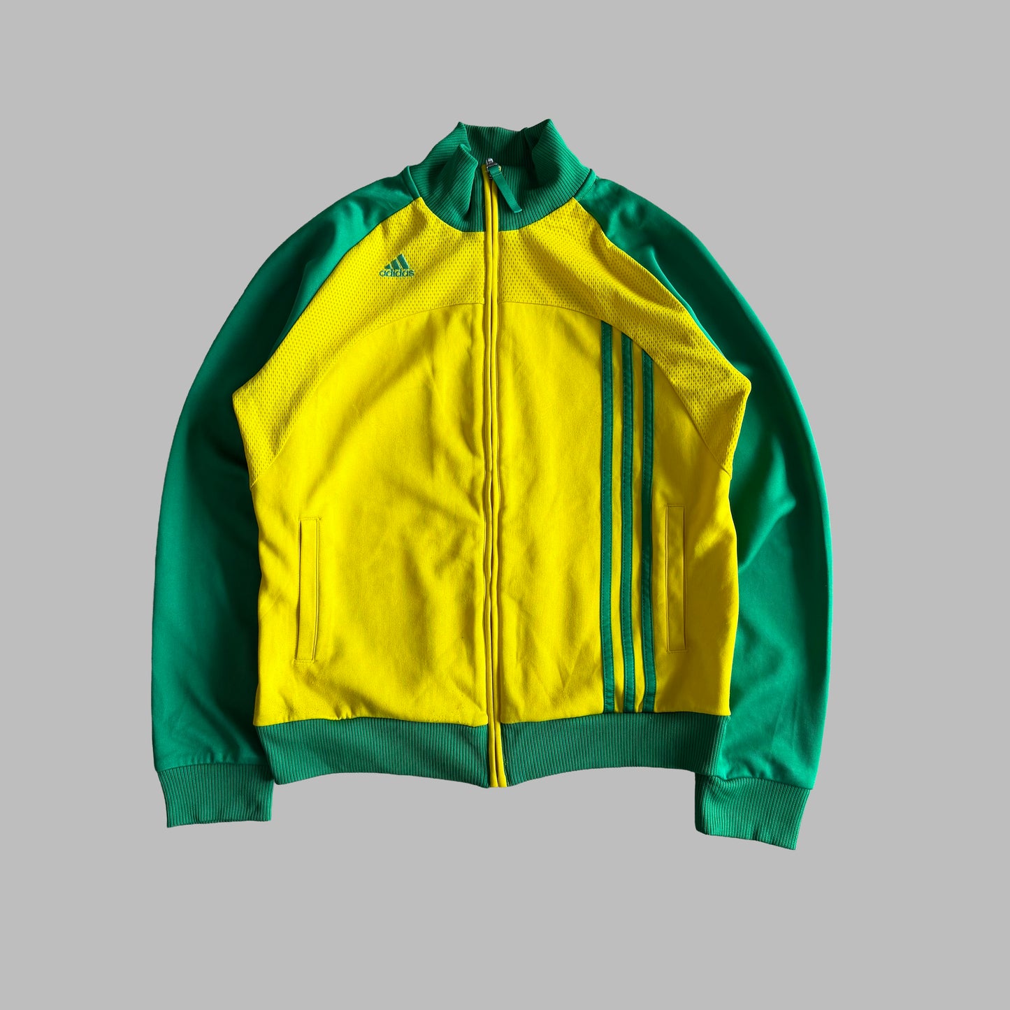 Y2K Adidas Brazil Raglan Track Jacket - M