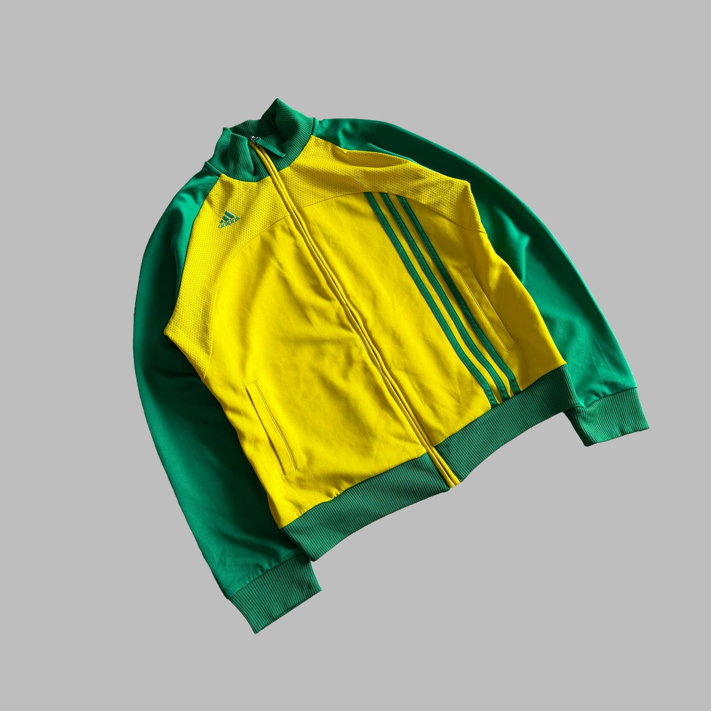 Y2K Adidas Brazil Raglan Track Jacket - M