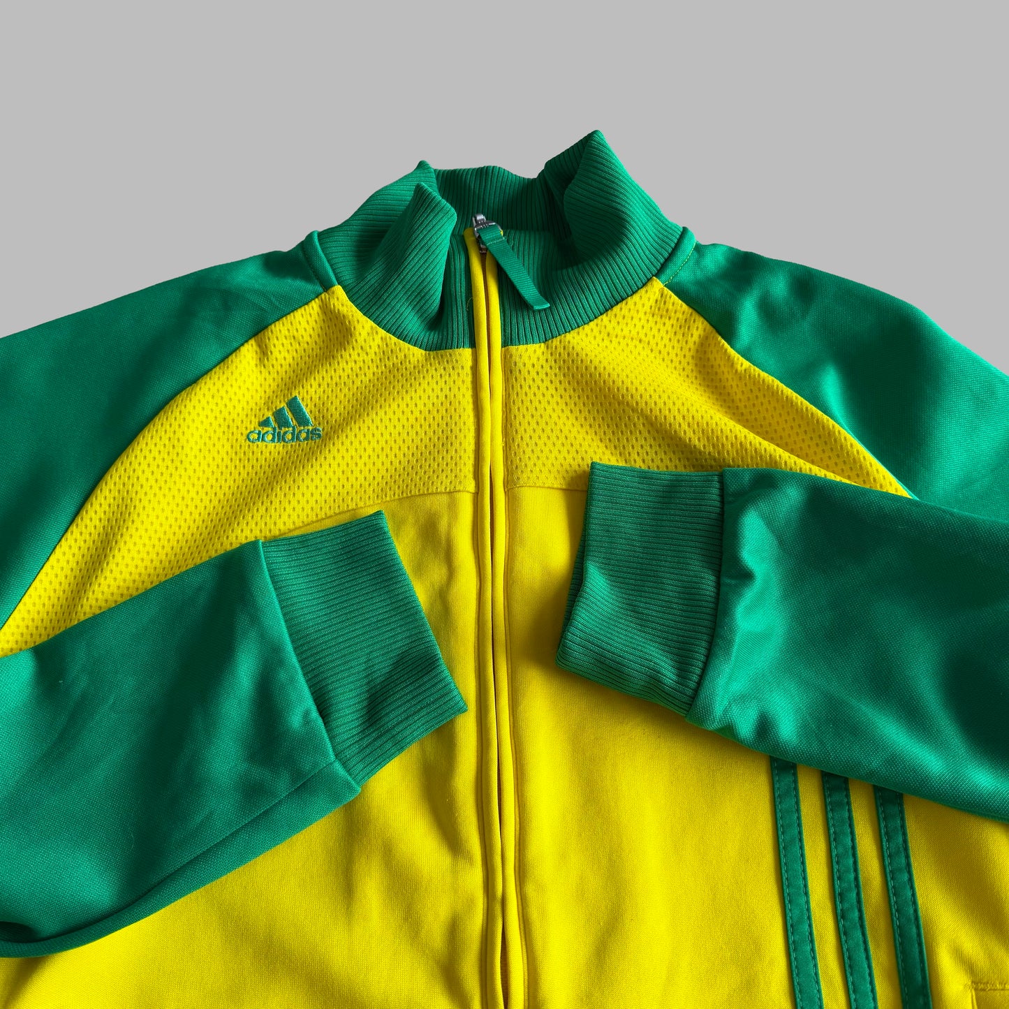 Y2K Adidas Brazil Raglan Track Jacket - M