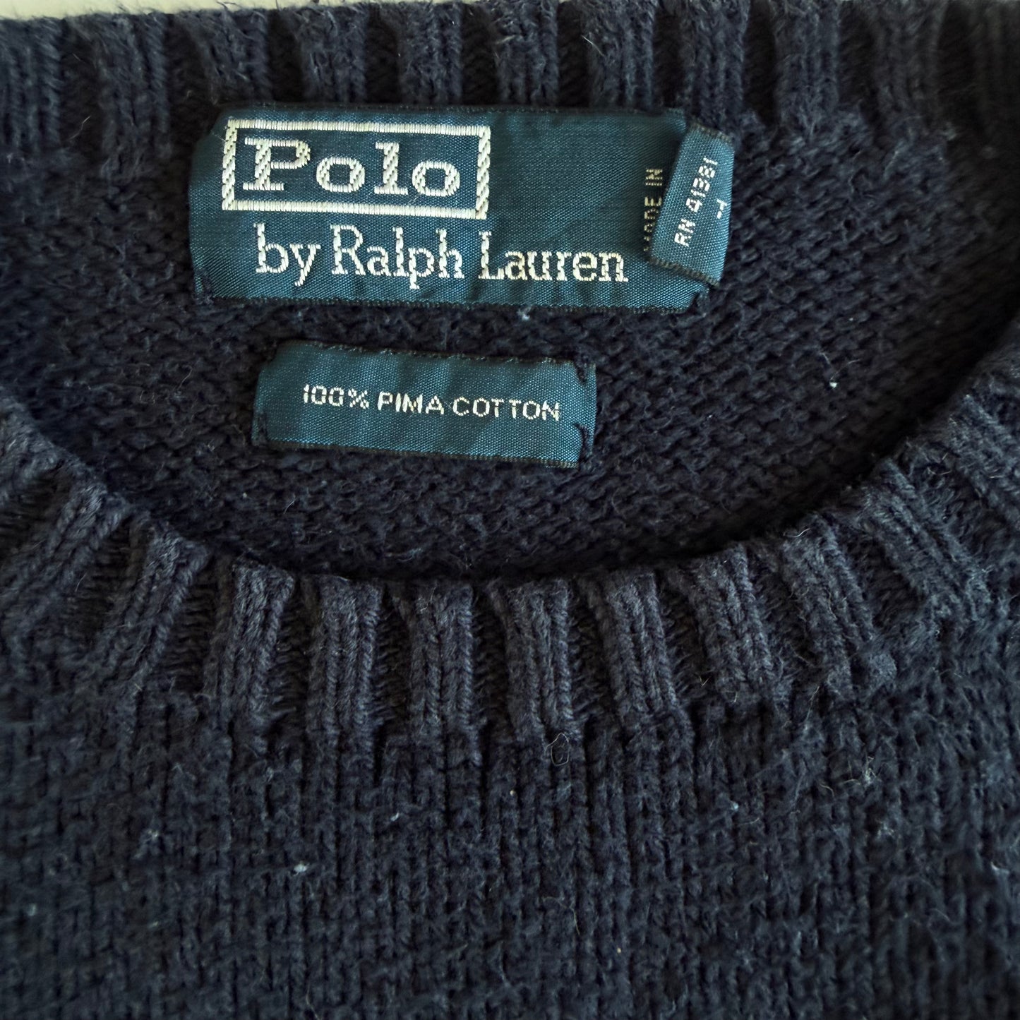 90s Polo Ralph Lauren Heavy Knit - M