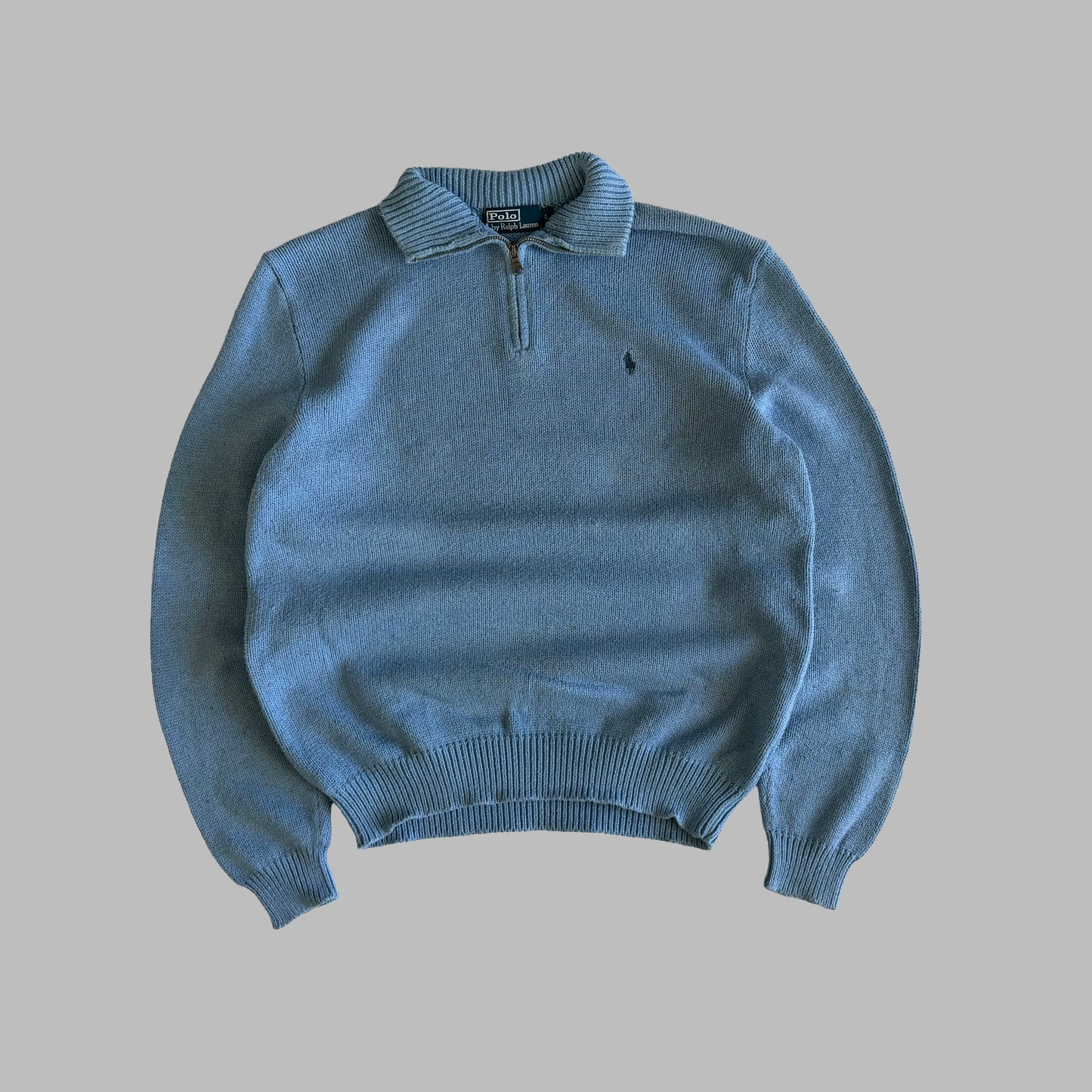 90s Polo Ralph Lauren Heavyweight Quarter Zip - L