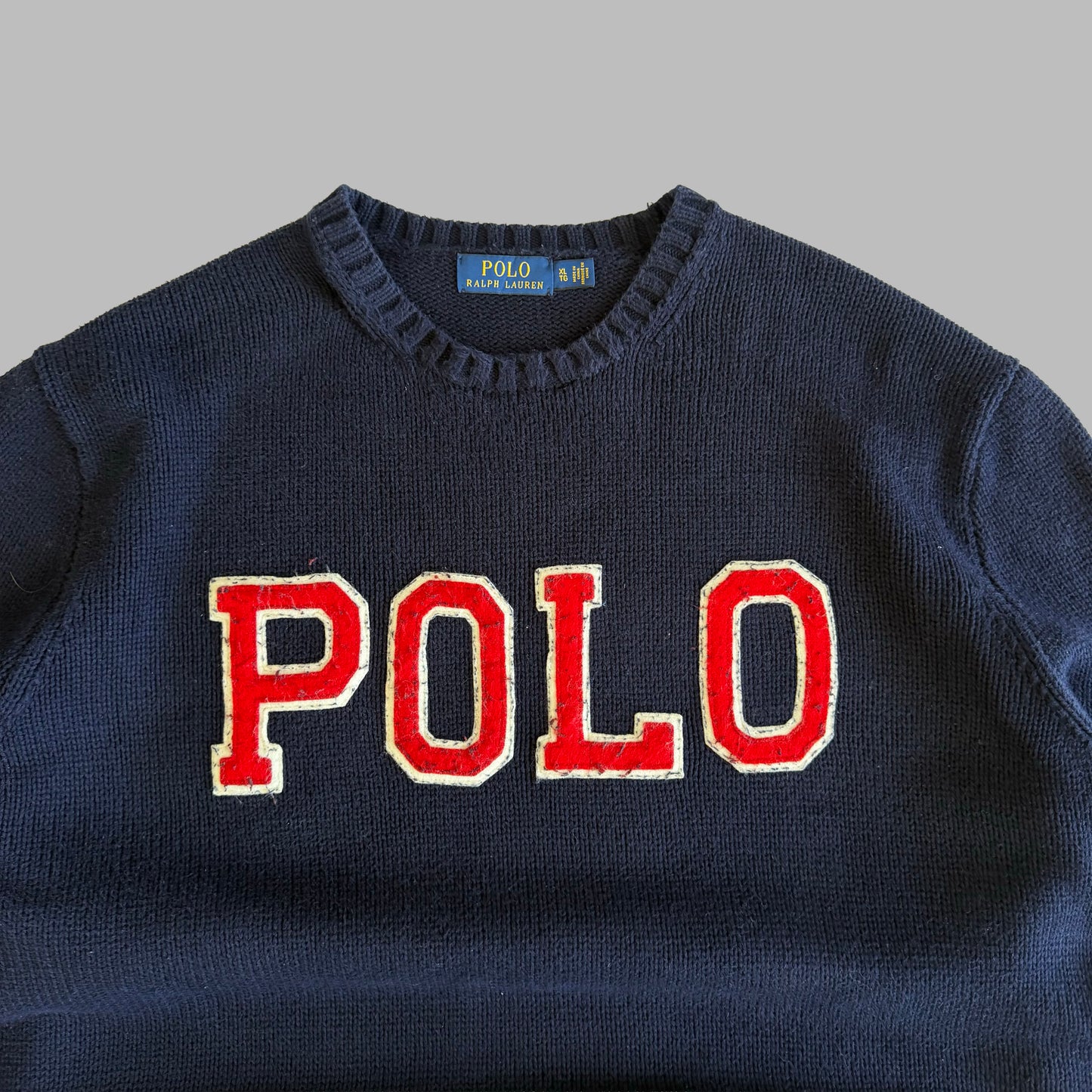 Polo Ralph Lauren Spell Out Heavy Knit - XL