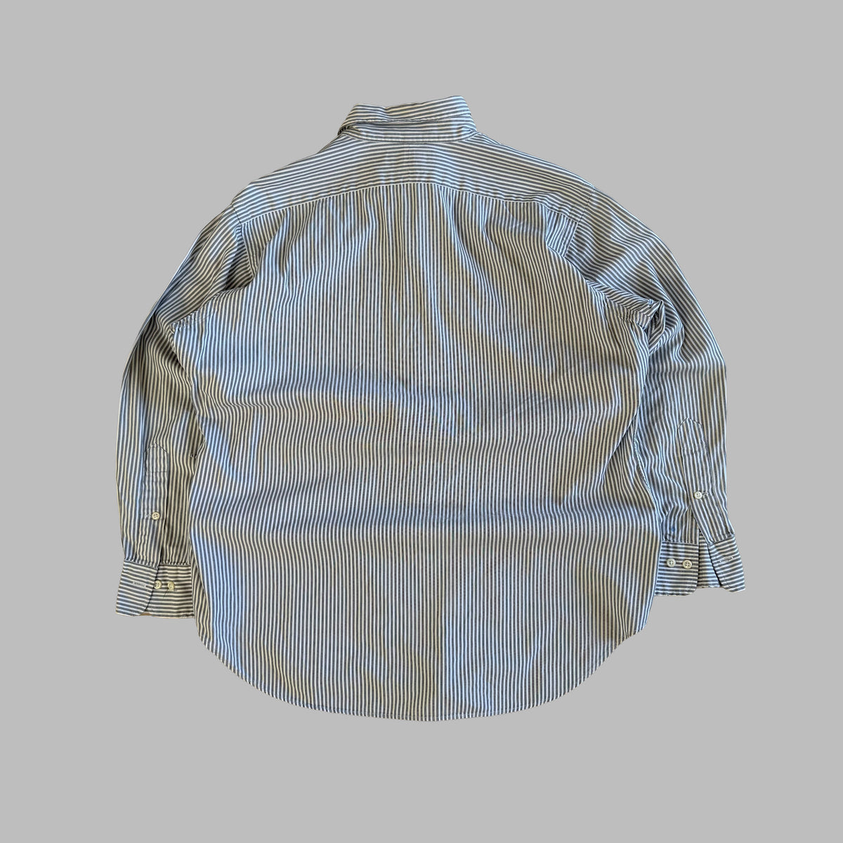90s Polo Ralph Lauren Striped Button Up Shirt - M