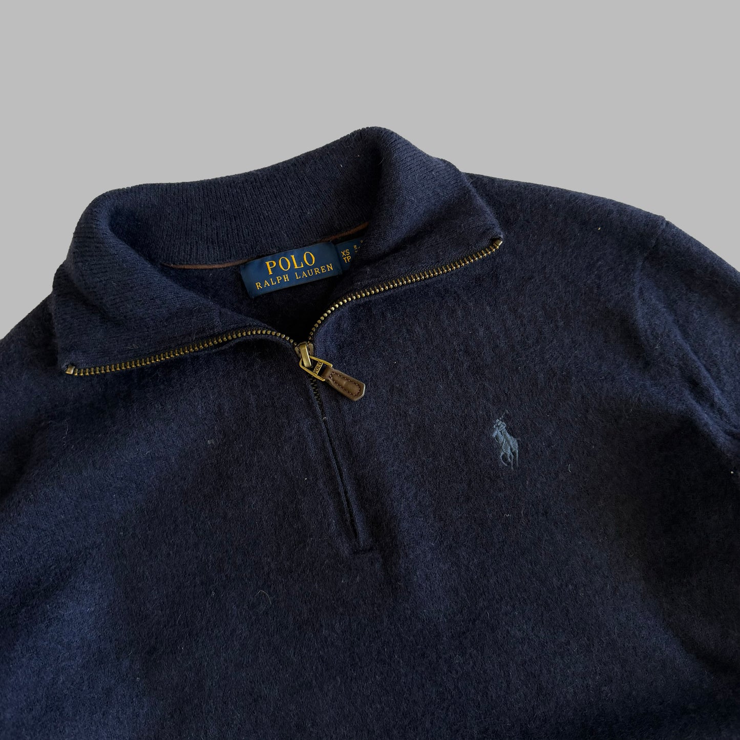 Polo Ralph Lauren Lambswool Quarter Zip - XS