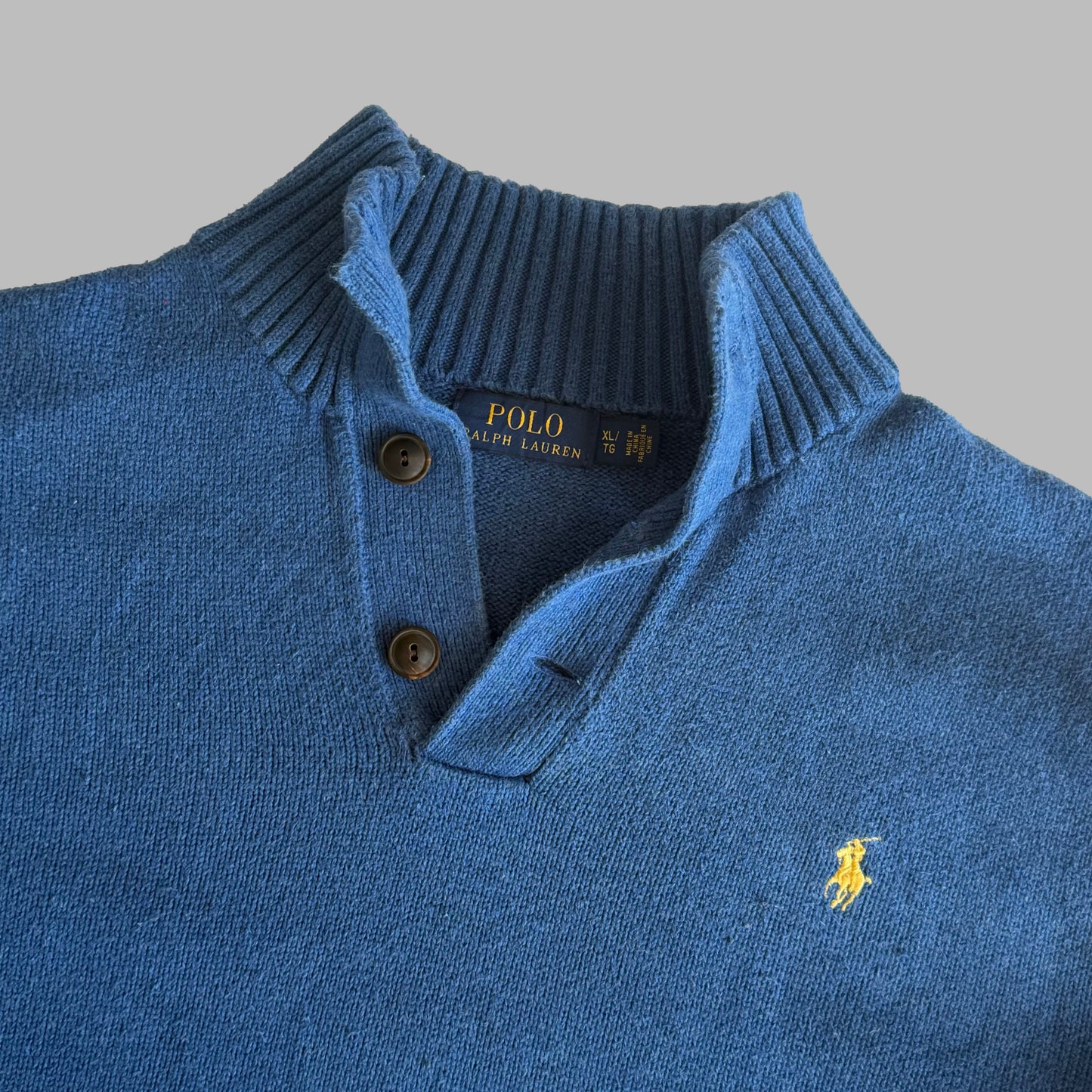 Polo Ralph Lauren Henley Knit Sweater - XL