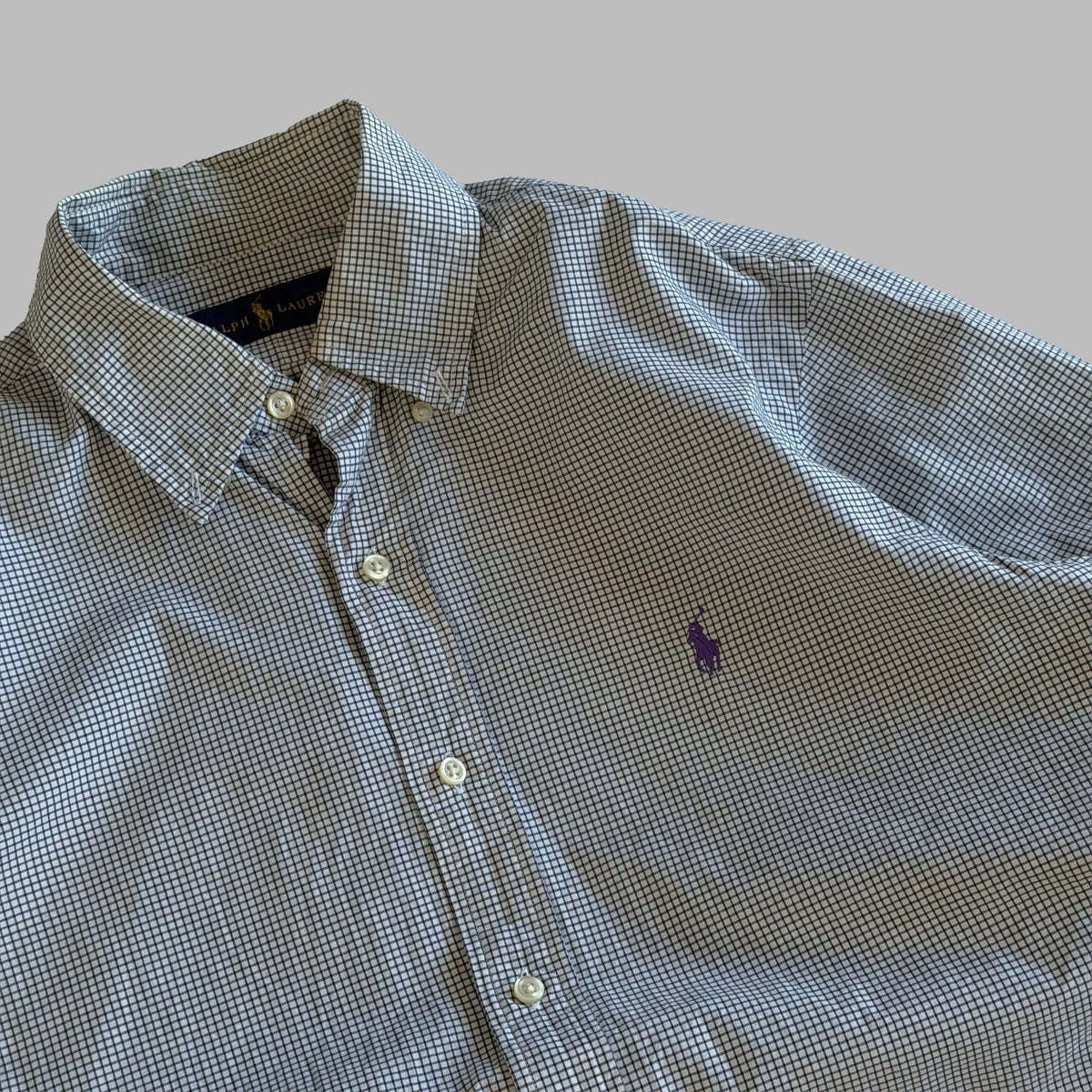 Polo Ralph Lauren Checkered Button Up Shirt - S