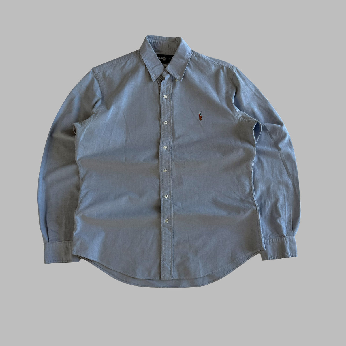 90s Polo Ralph Lauren Cotton Button Up Shirt - M