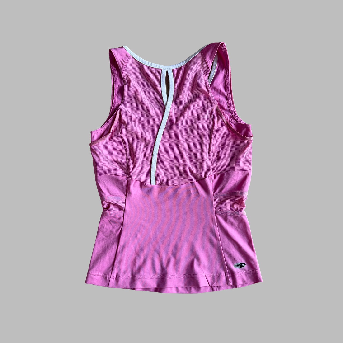 Y2K Adidas Mesh Panelled Activewear Top - M