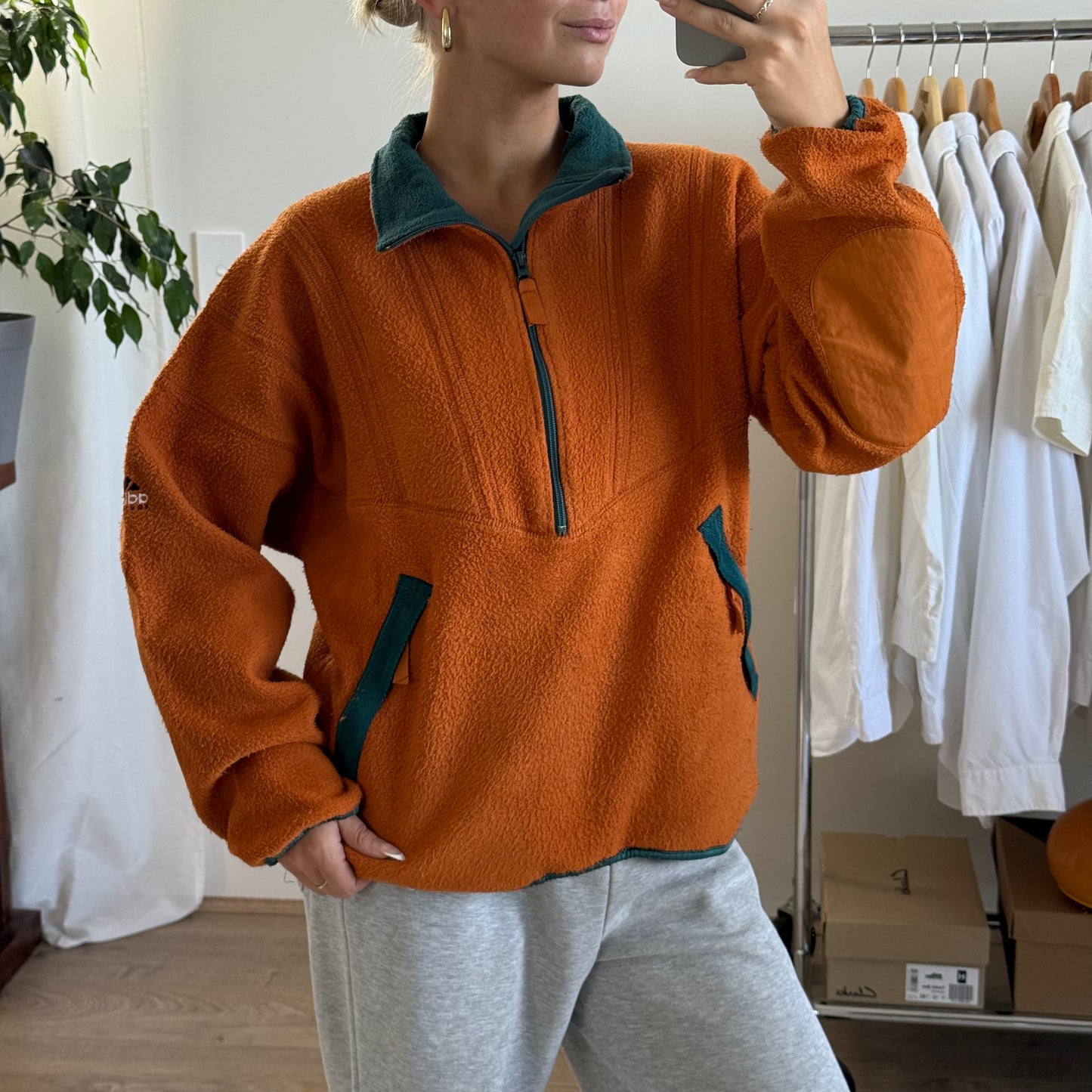 Adidas Equipment Quarter Zip Fleece - Medium